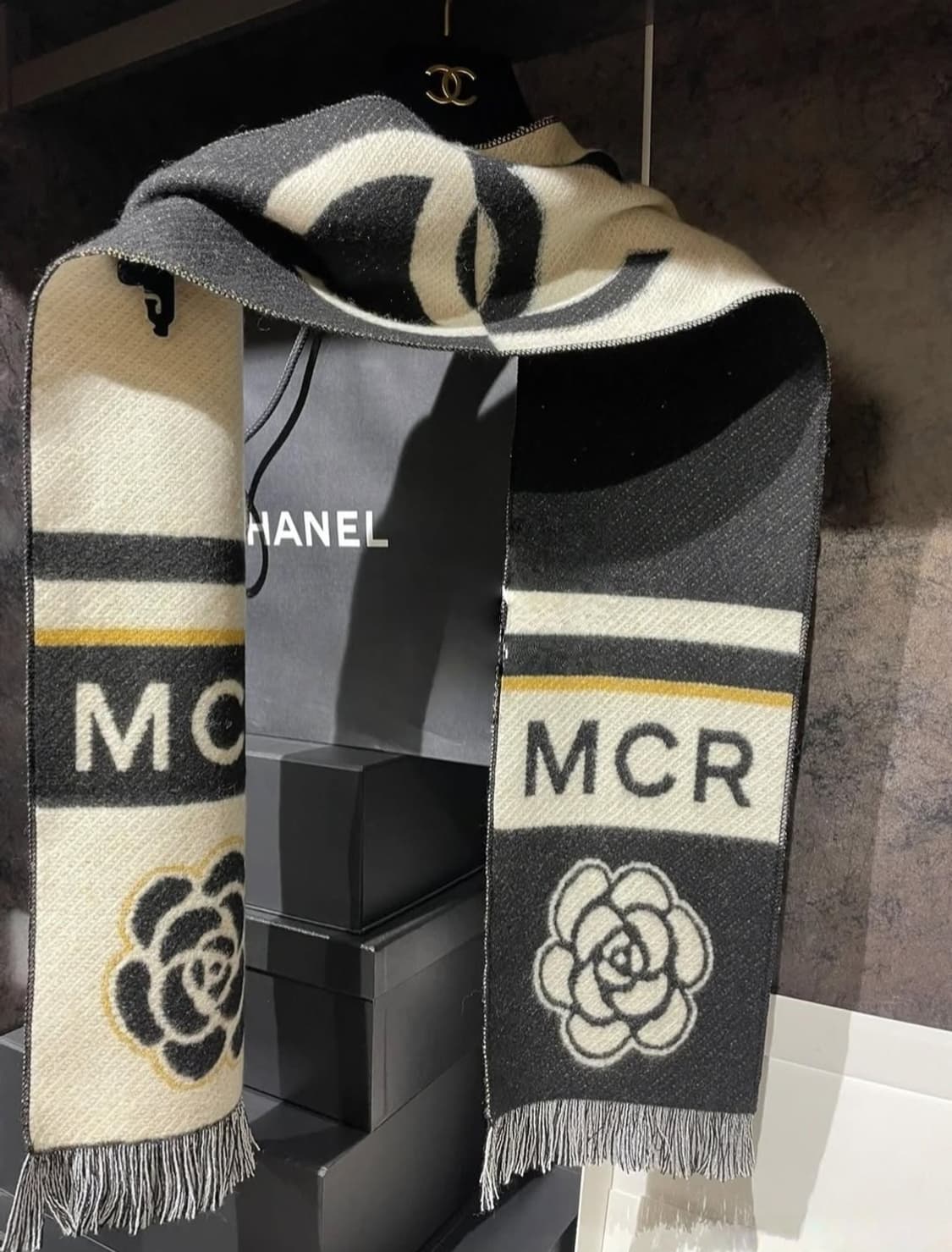 샤넬 캐시미어 머플러(양면) 상품이미지4