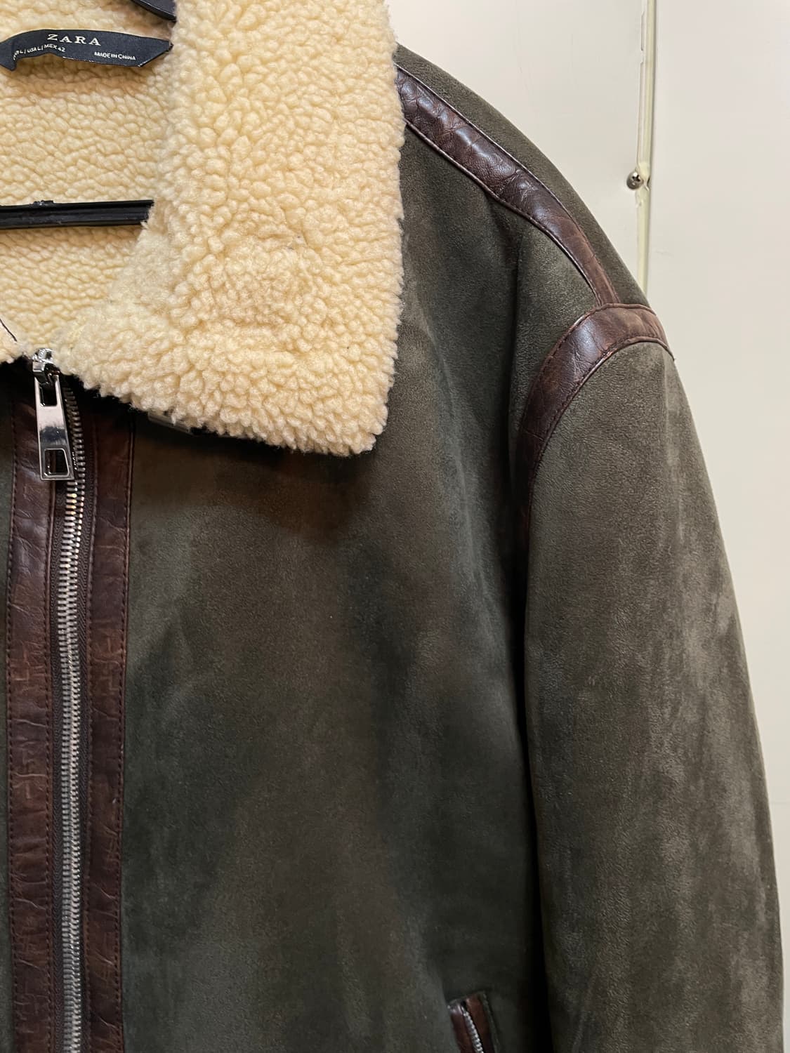 자라 에코 스웨이드 무스탕 상품이미지2