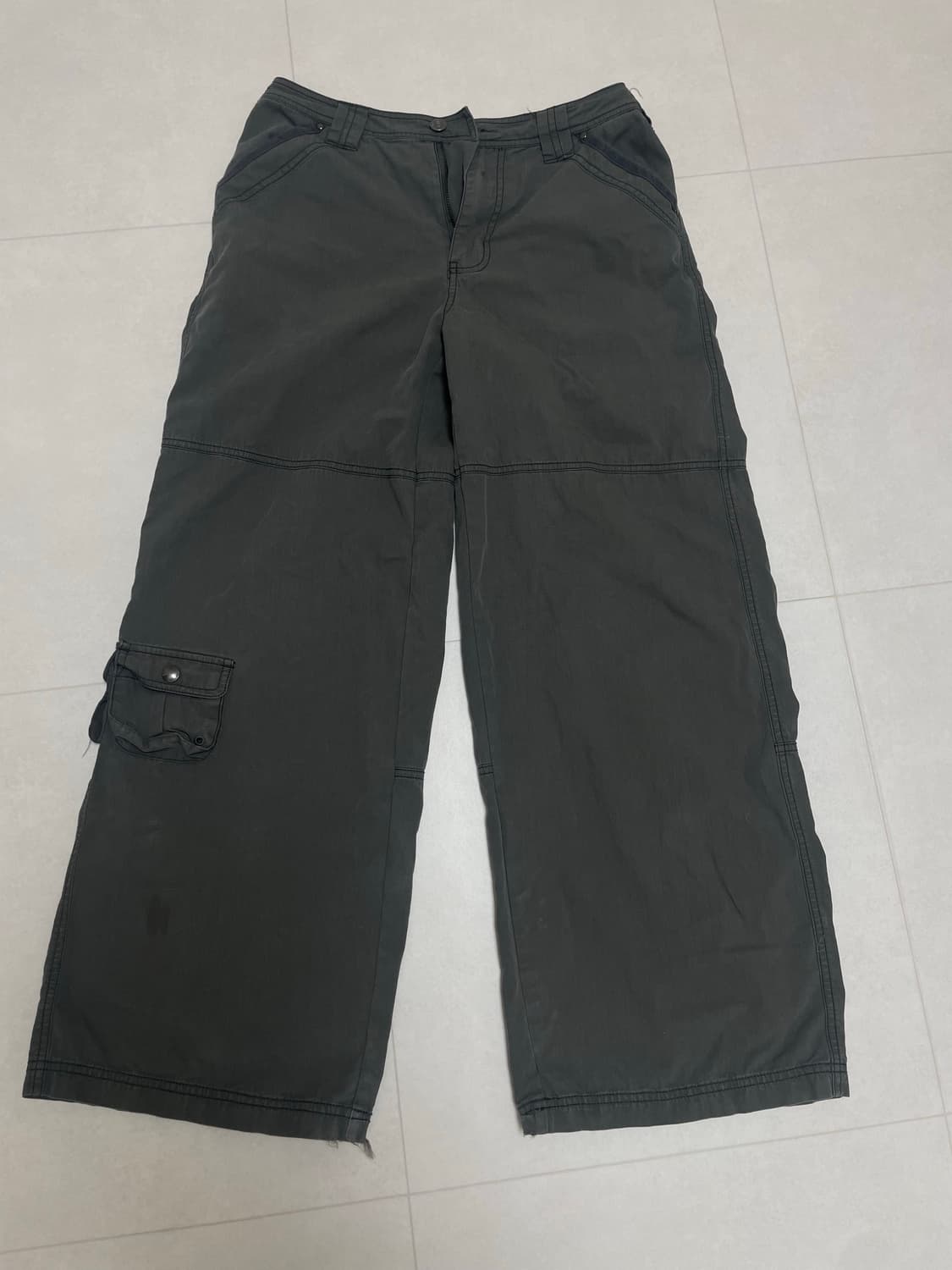 코이세이오 스냅 워크 팬츠 카키 1사이즈 상품이미지2