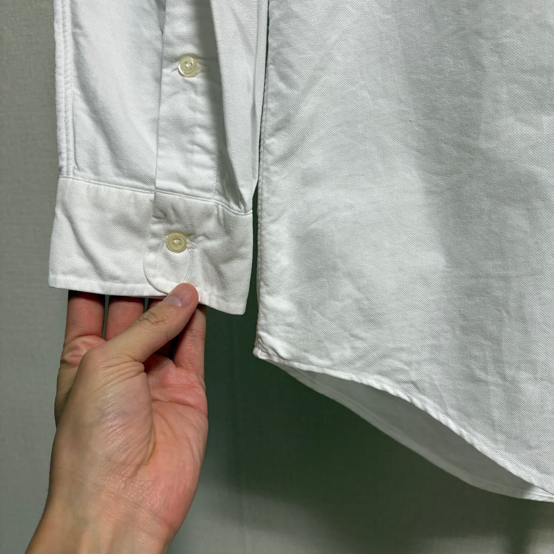 폴로 랄프로렌 야머스핏 옥스포드 셔츠 / 화이트, L 상품이미지6