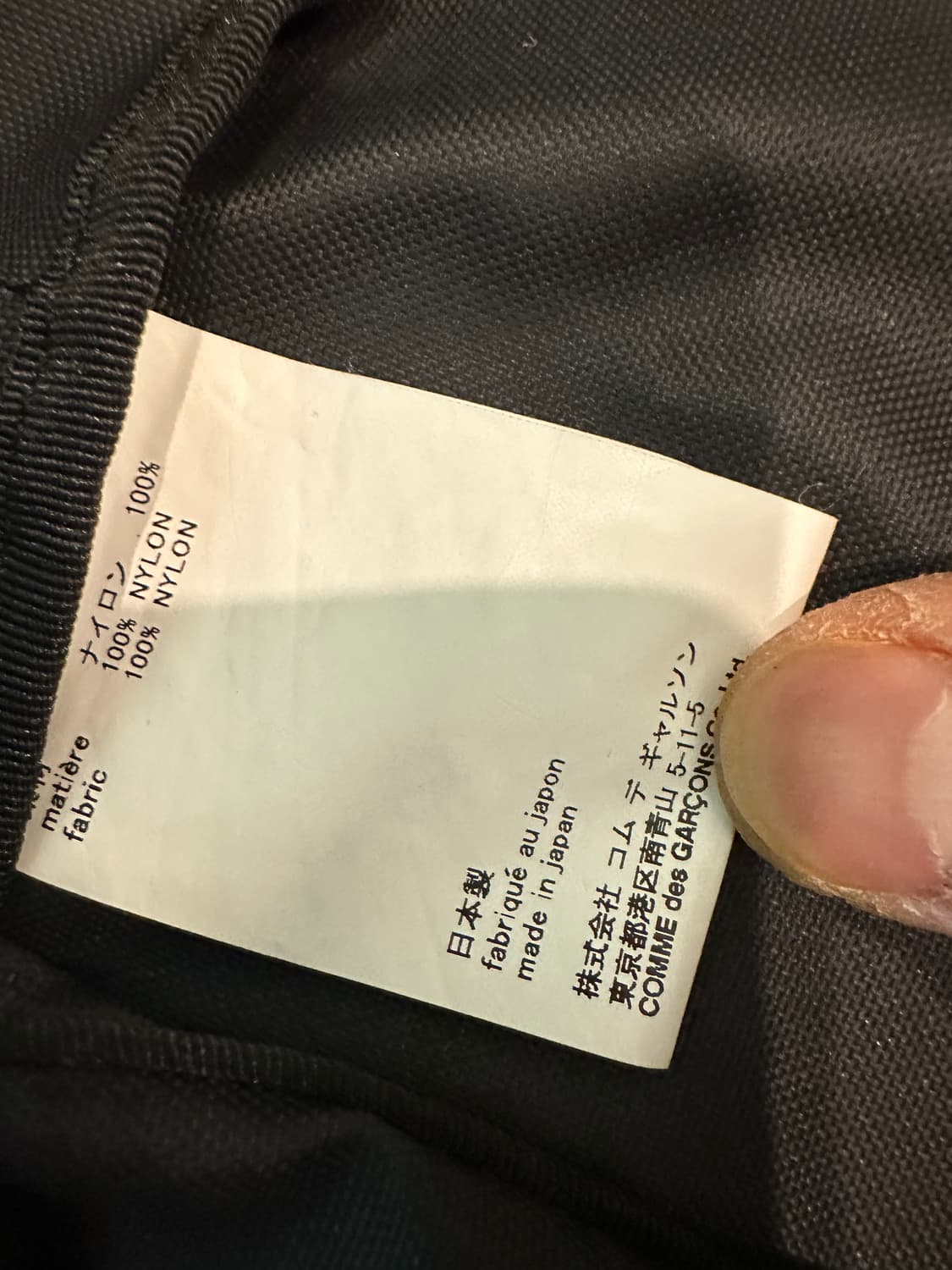 CDG 백팩 블랙 상품이미지3