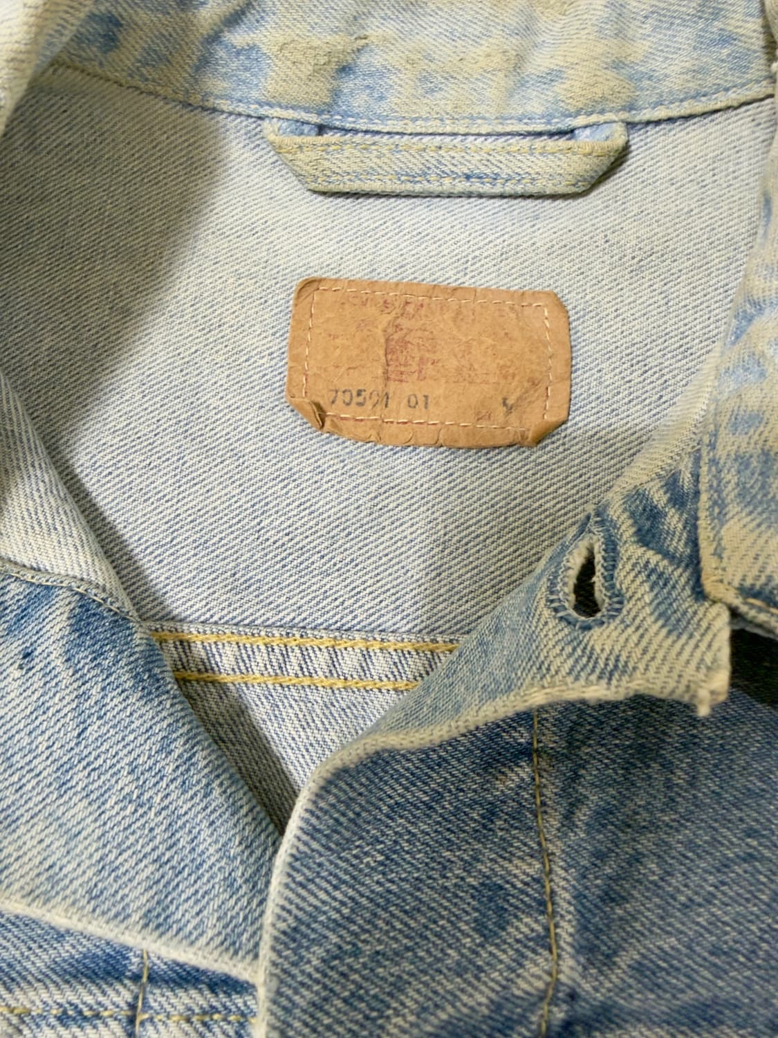 리바이스 70501-0114 데님 자켓 1세대 80s 상품이미지7