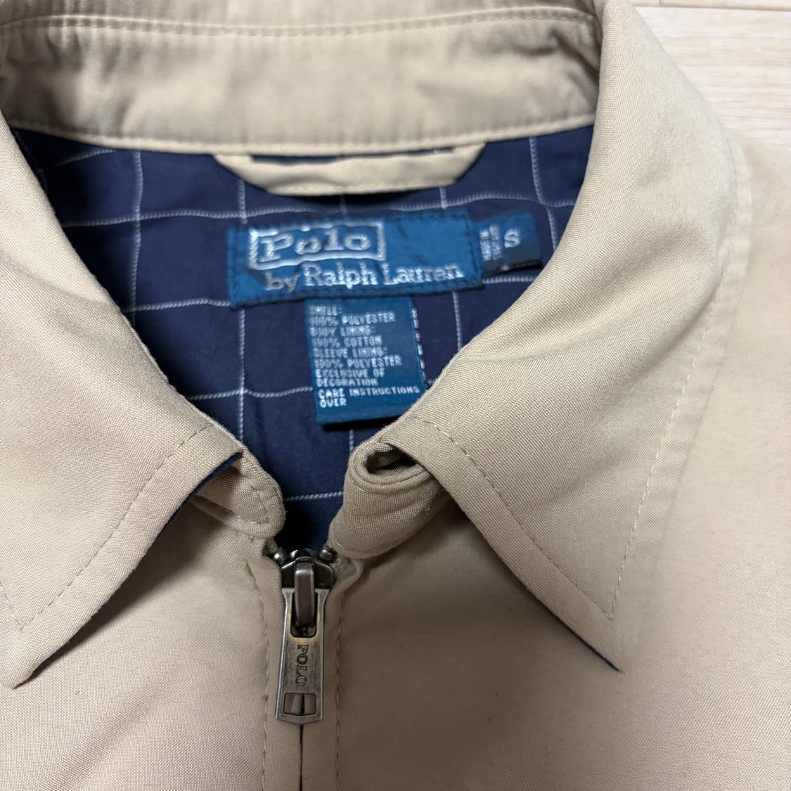 폴로 랄프로렌 베이지 바이스윙 자켓(실착 L) 상품이미지3