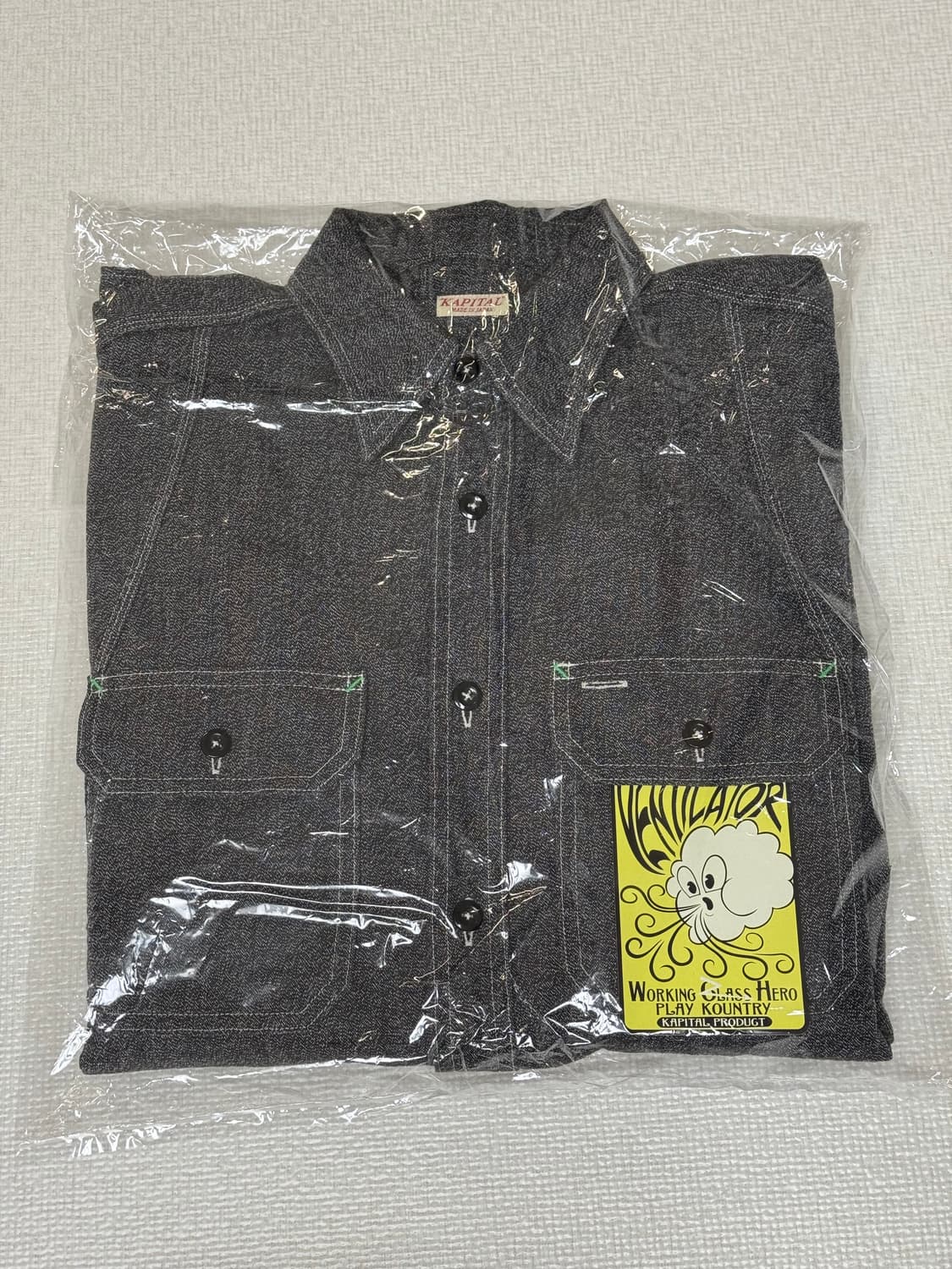 캐피탈 샴브레이 본패치 워크셔츠 4사이즈 상품이미지3