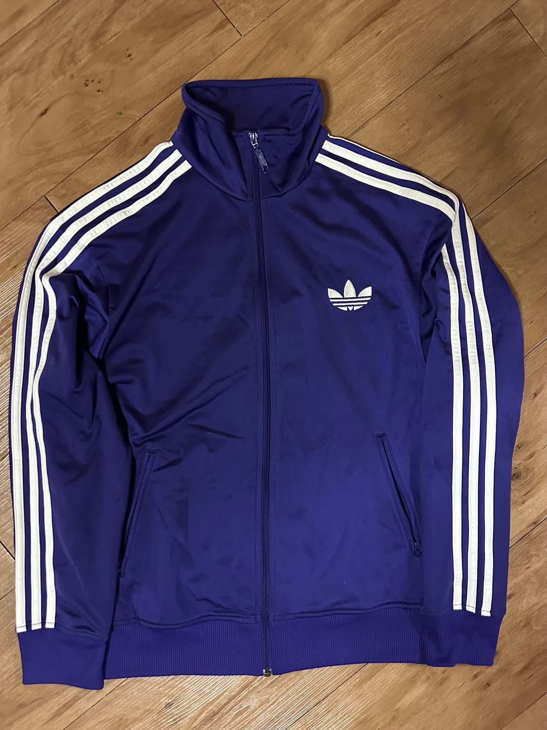 아디다스 퍼플 트랙탑 M 판매 상품이미지1