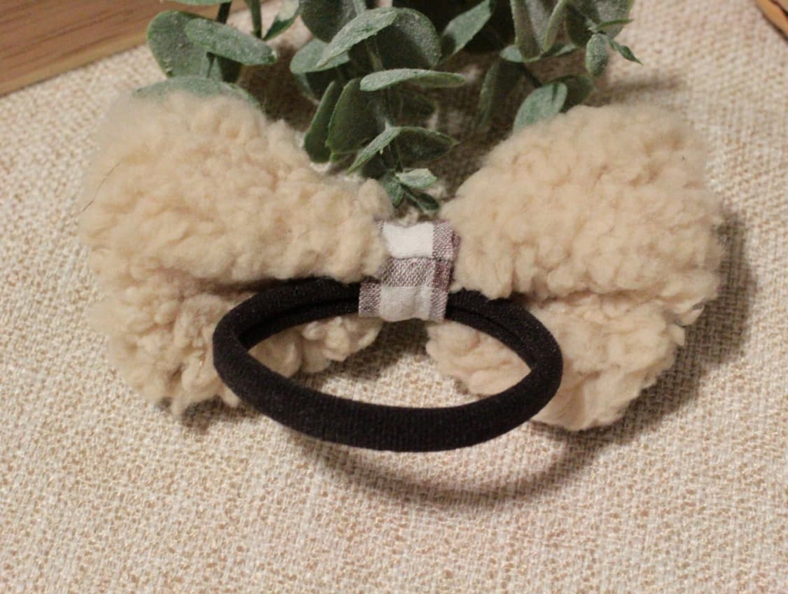 핸드메이드 미니 리본 머리끈 2개세트 상품이미지6