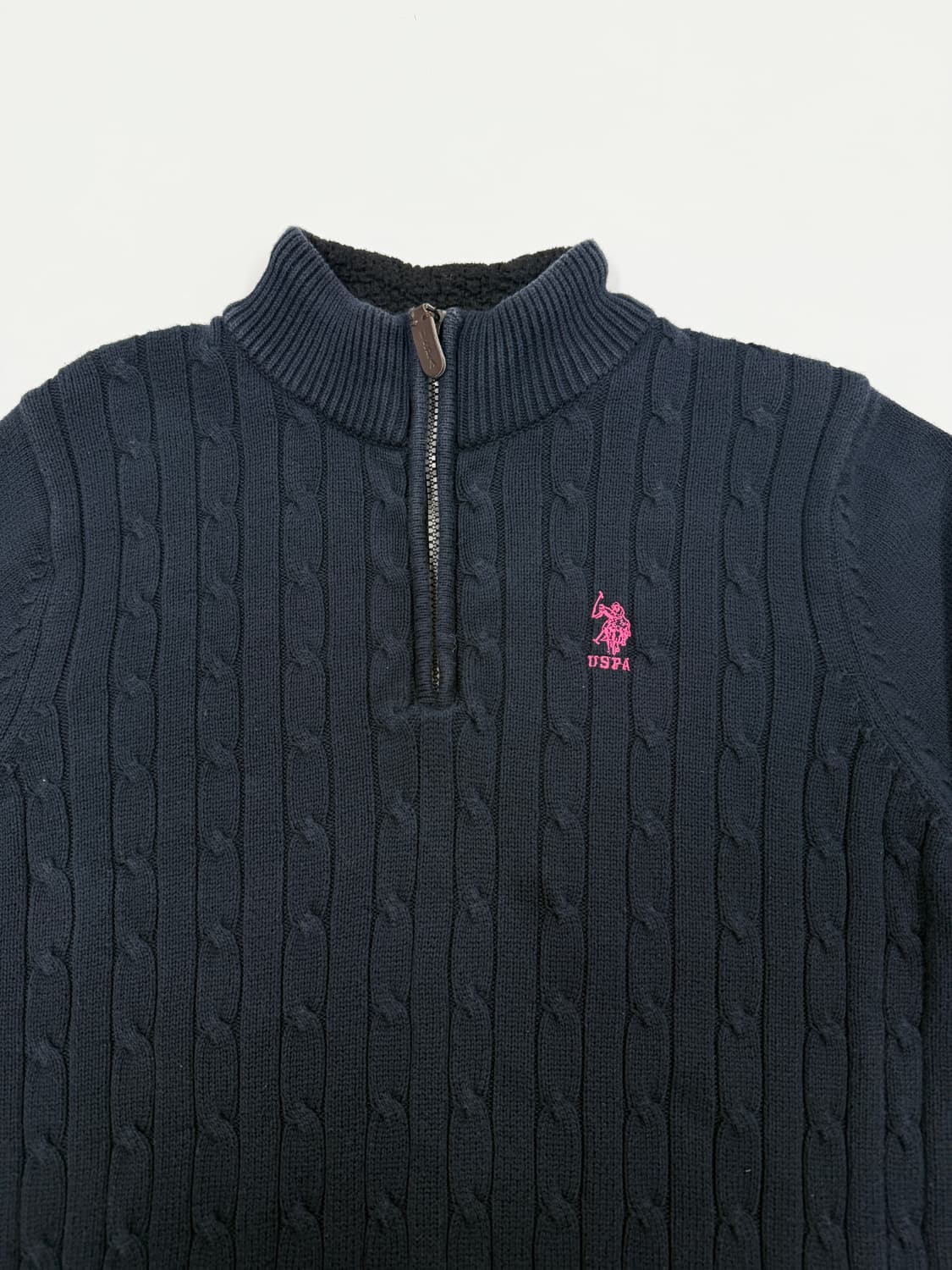 USPA 네이비 하프집업 상품이미지3