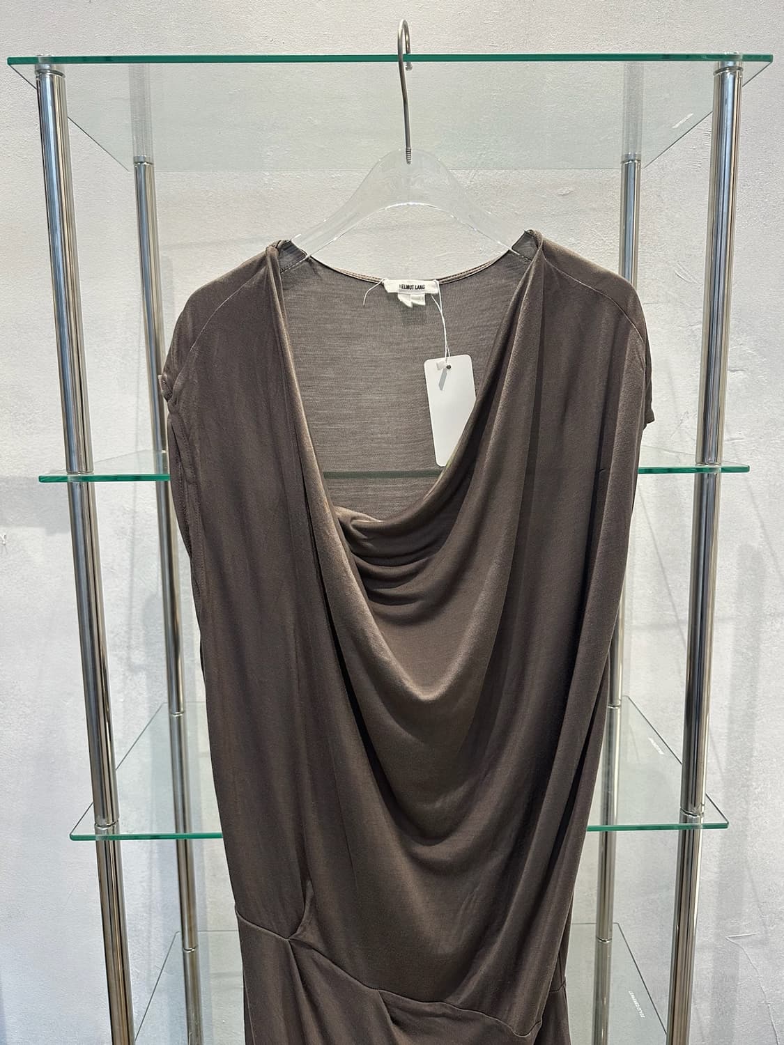 Helmut Lang Drape Midi Dress 상품이미지2