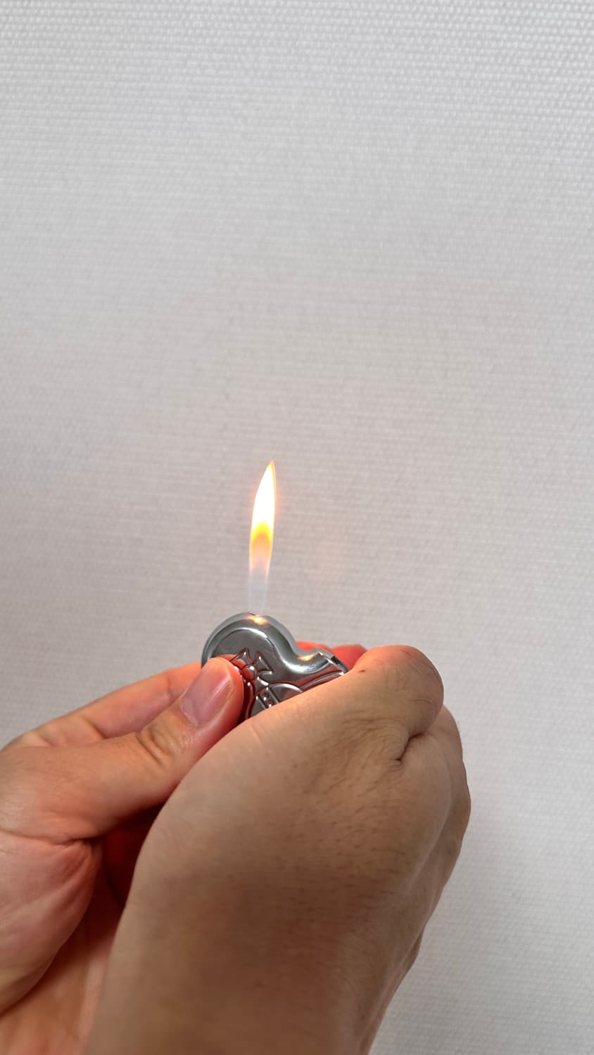 비비안웨스트우드 재팬 정품 하트 가스 라이터 메탈컬러 상품이미지3