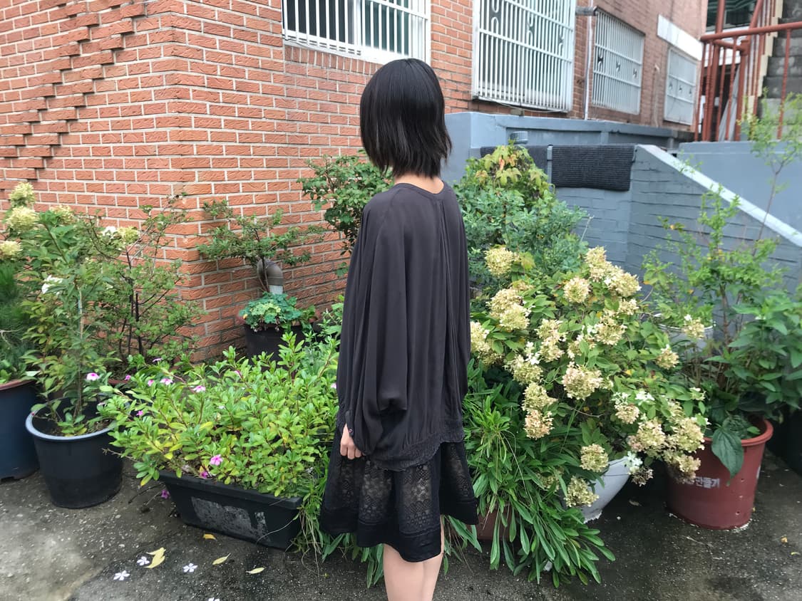 Vintage frill blouse 상품이미지5