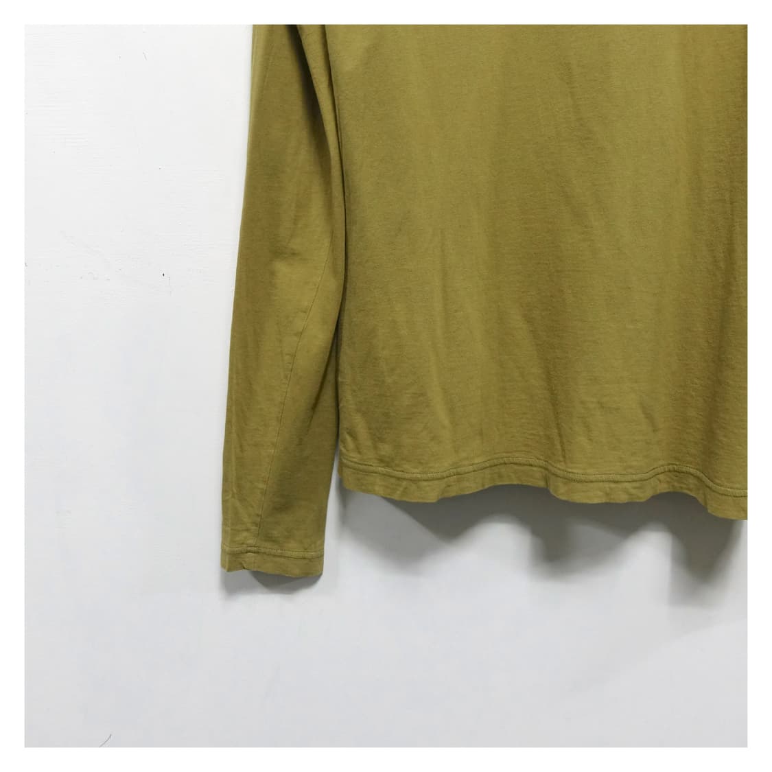 PHENOMENON 페노메논 아카이브 올리브 가먼트다잉 롱슬리브 티셔츠 상품이미지7