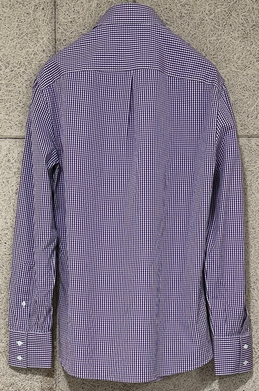 브루넬로 쿠치넬리 퍼플 코튼 셔츠 상품이미지4