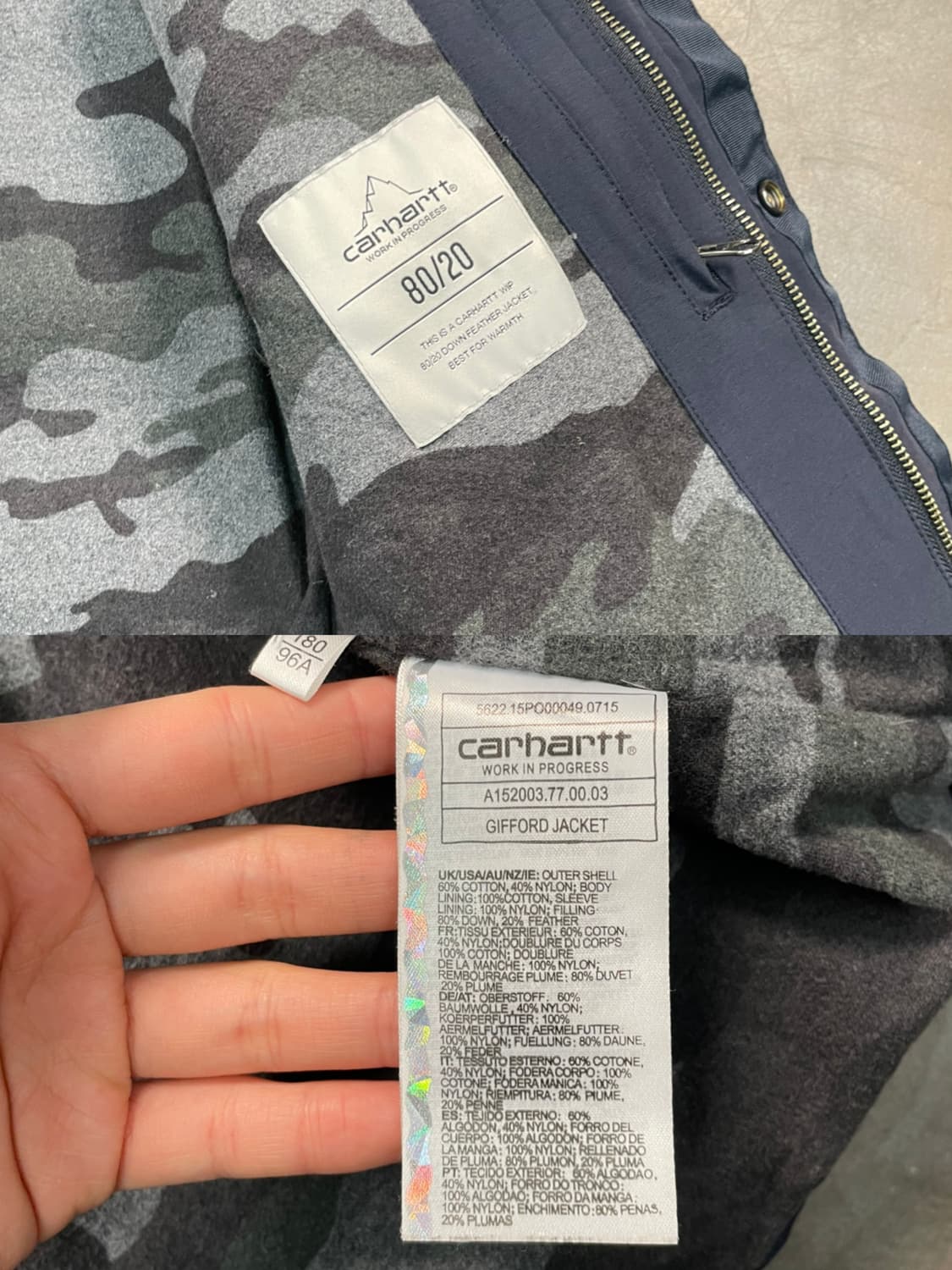 칼하트 지포드 패딩 상품이미지8