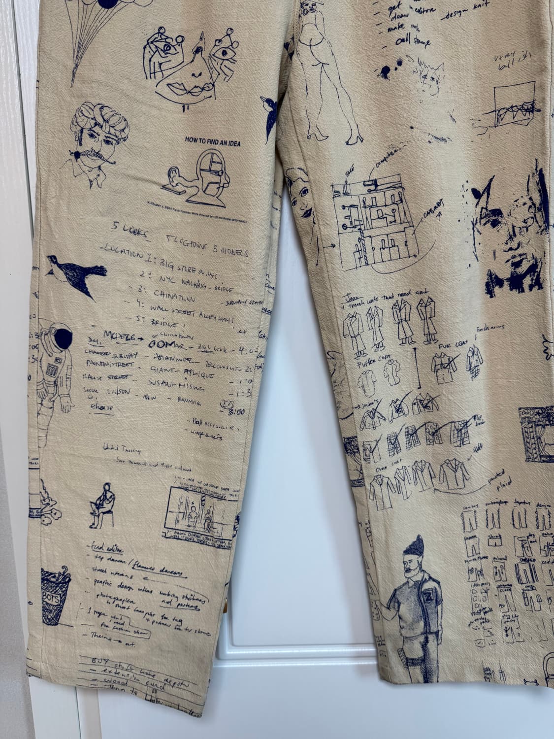 Kidsuper 드로잉 팬츠  상품이미지4