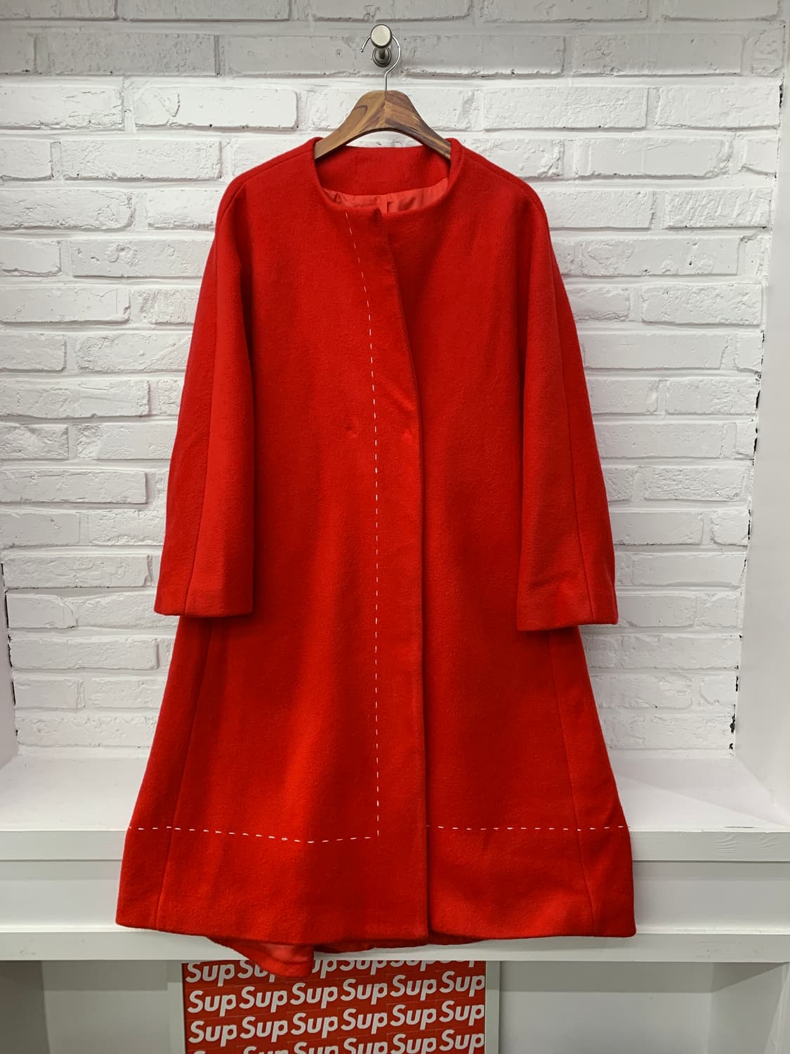 레드 칼라리스 롱코트 상품이미지3