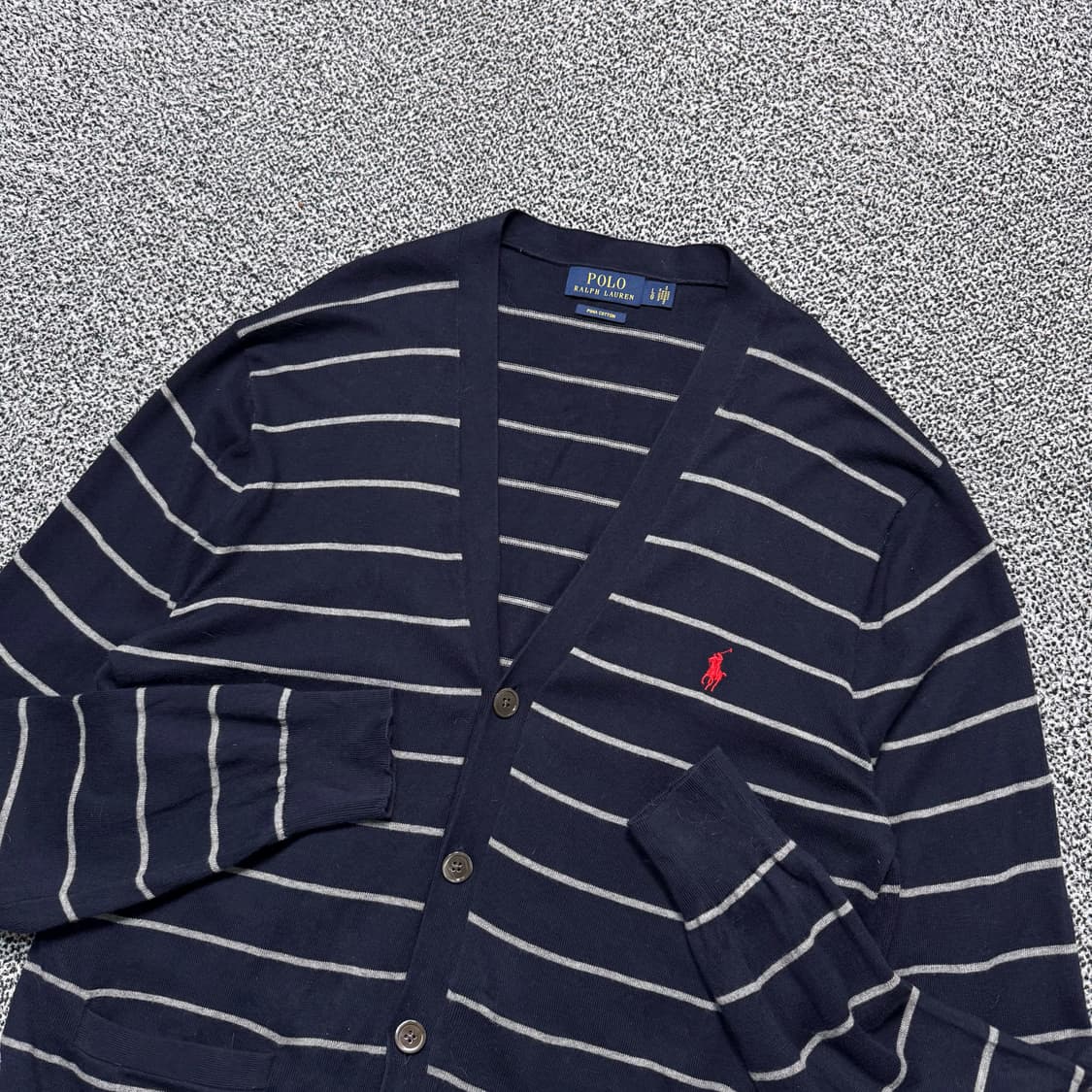 Name : 폴로 랄프로렌 스트라이프 네이비 가디건 :)  상품이미지2