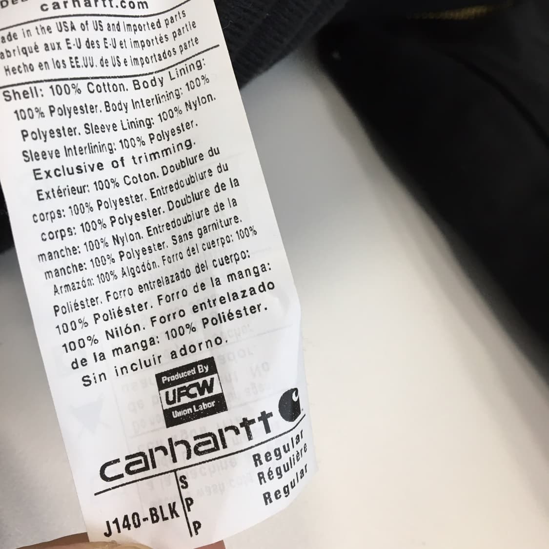 칼하트 J140 덕액티브 루즈핏 점퍼 S 90-95  상품이미지6
