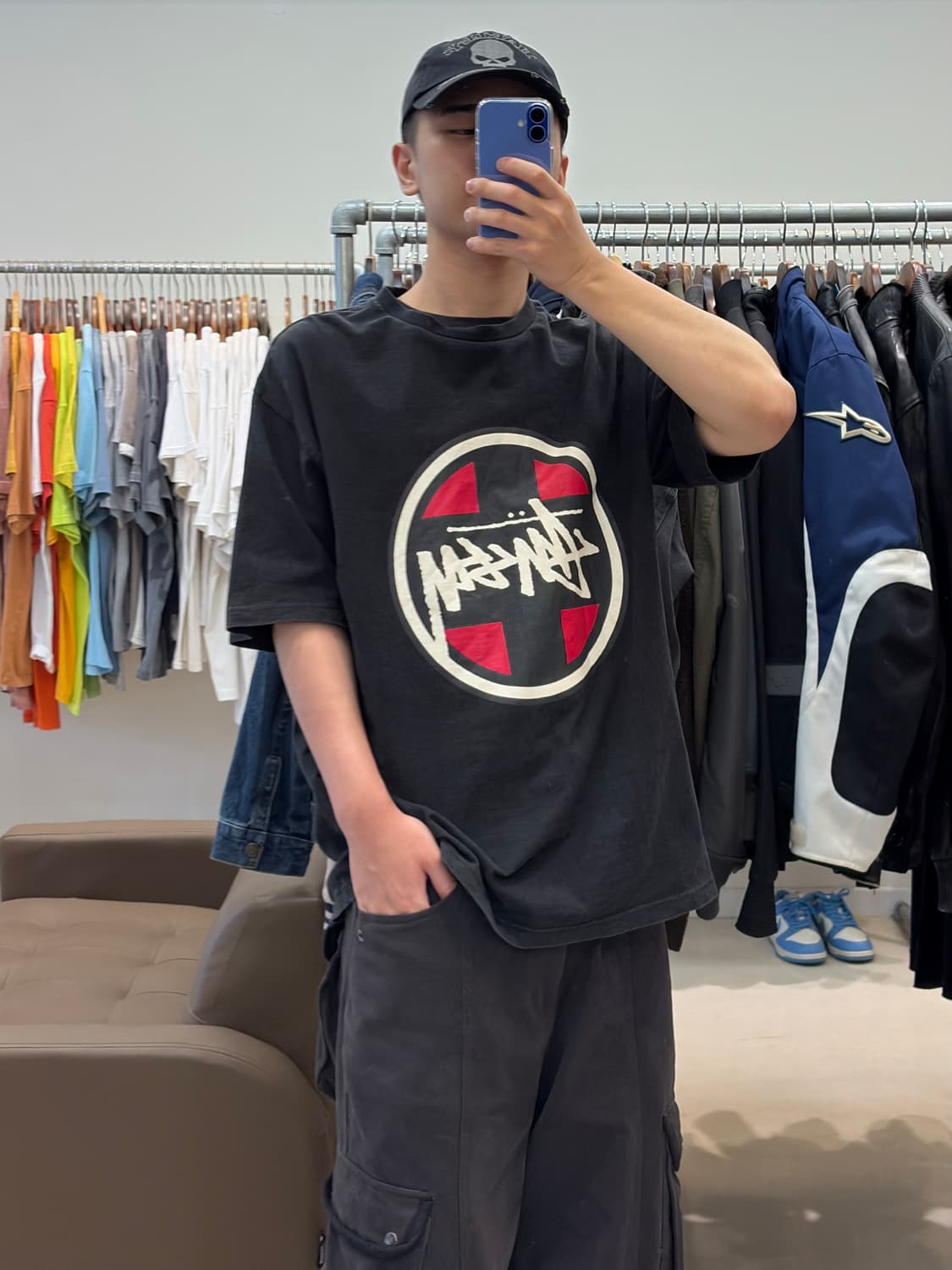 스투시 크로스 닷 반팔 상품이미지5