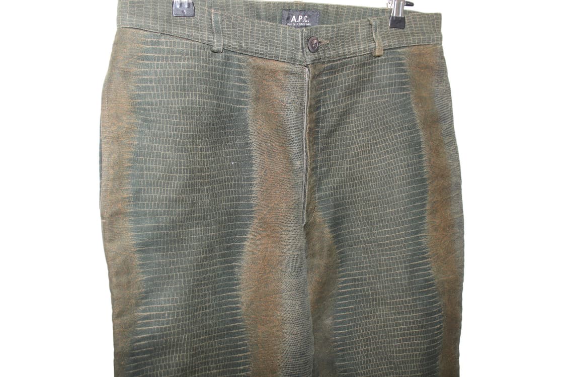 1990s A.P.C. 아페쎄 스네이크 패턴 팬츠 상품이미지5