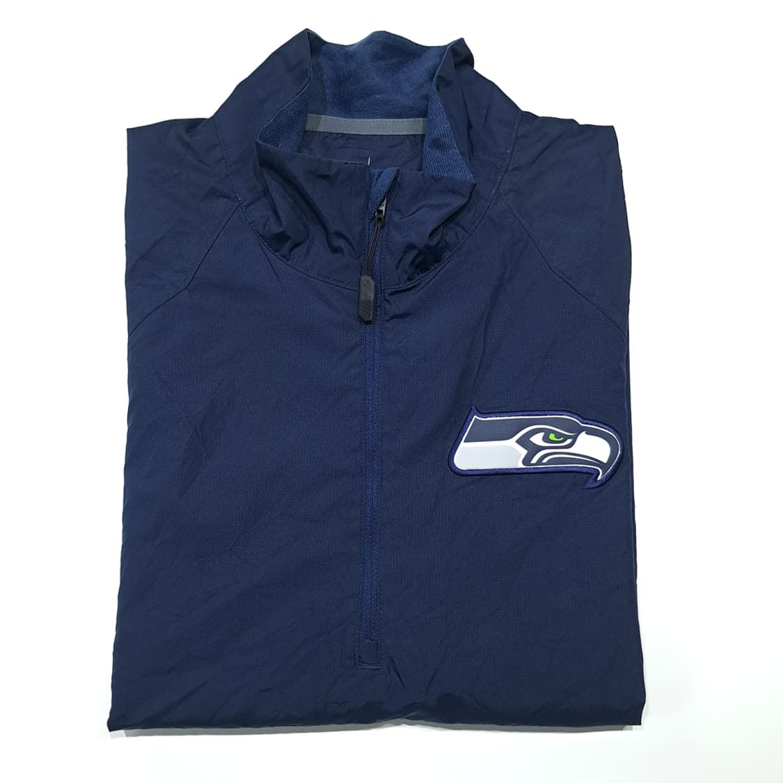 CK143 L 나이키 NFL 씨호크스 다크네이비 바람막이 반팔 아노락 상품이미지10