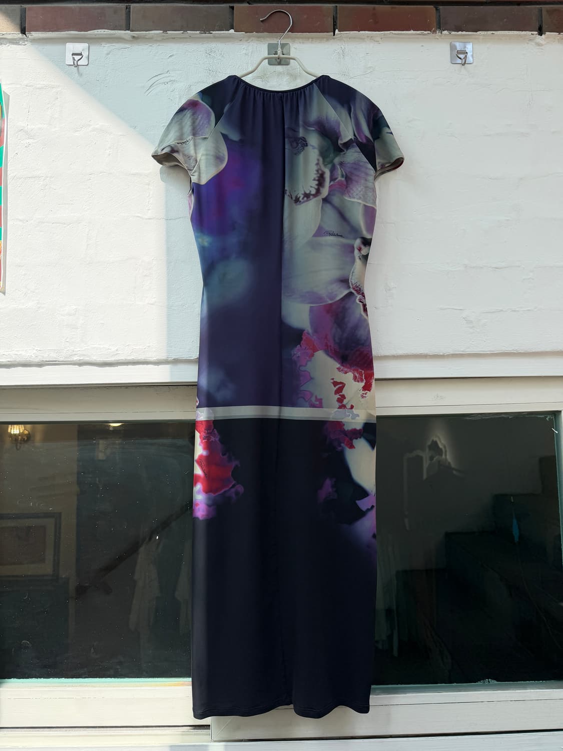 Roberto Cavalli 플로럴 그래픽 반팔 드레스 42 상품이미지7