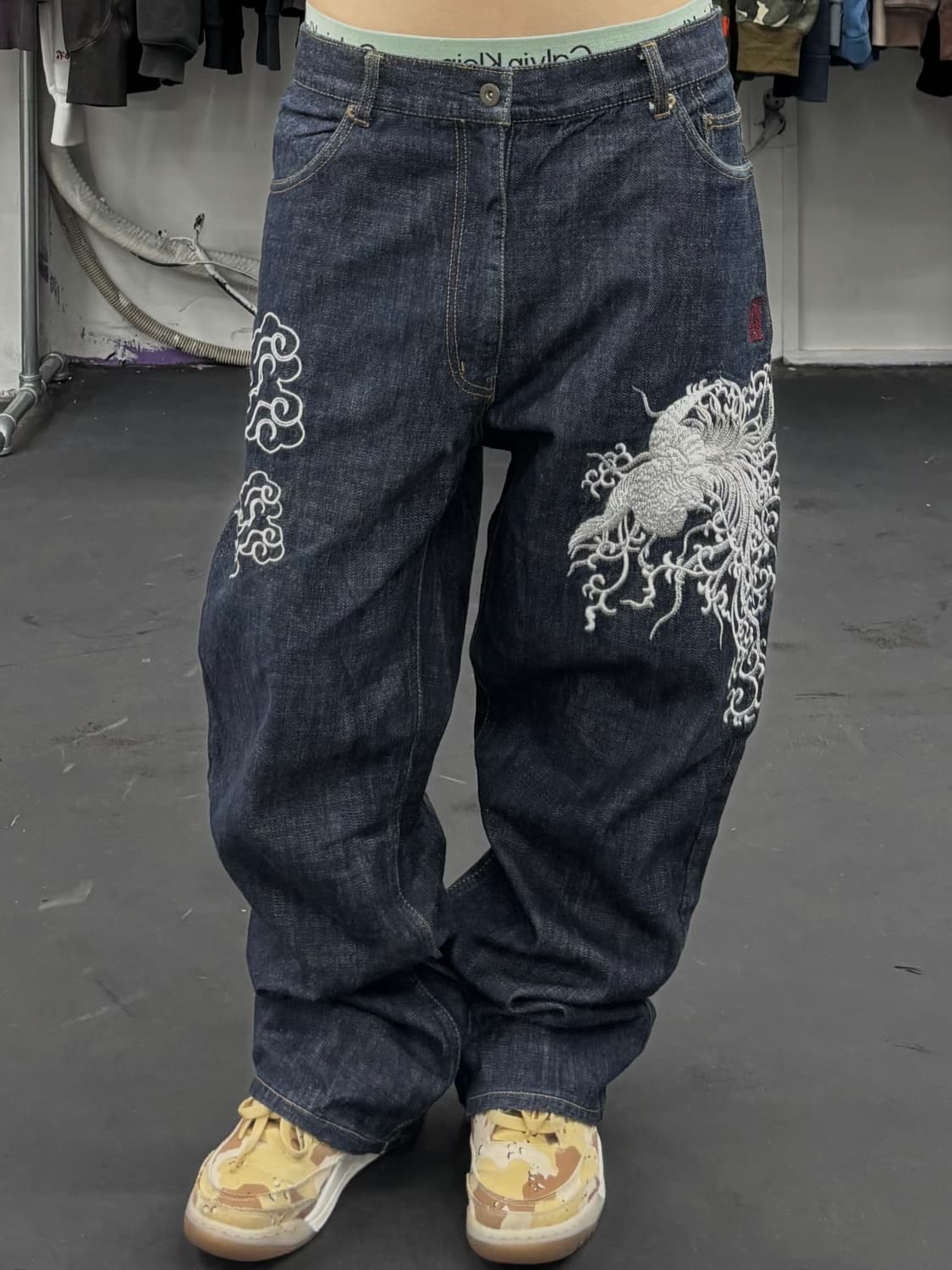 카라쿠리 타마시 오리엔탈 데님팬츠 상품이미지4