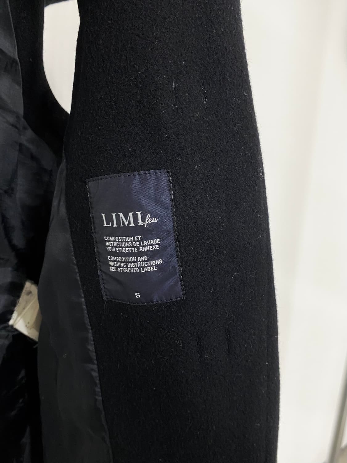 요지야마모토 리미 퓨 더플 레더 베스트 상품이미지4