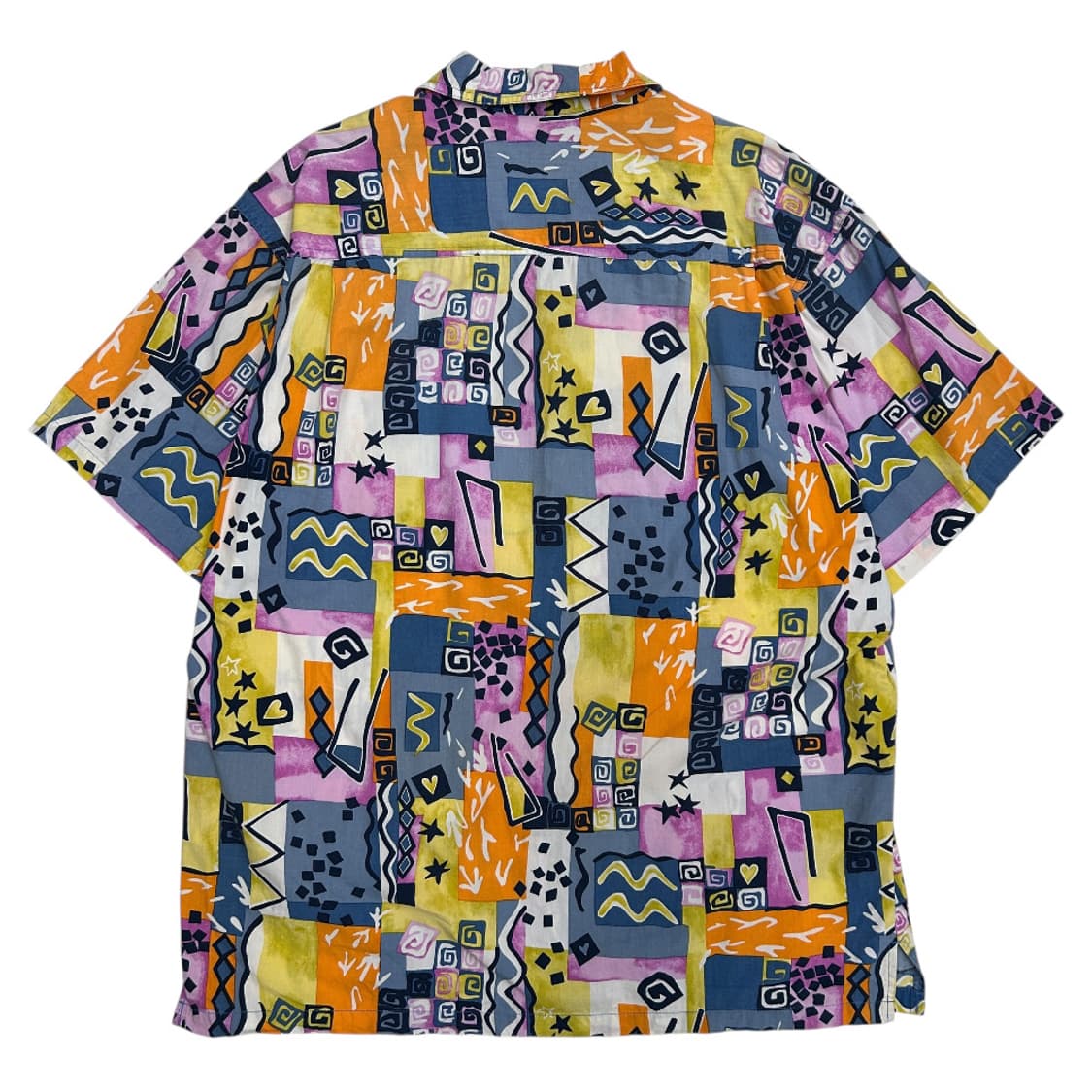 90s 아식스 빈티지 에스닉 하프 셔츠 100 상품이미지3