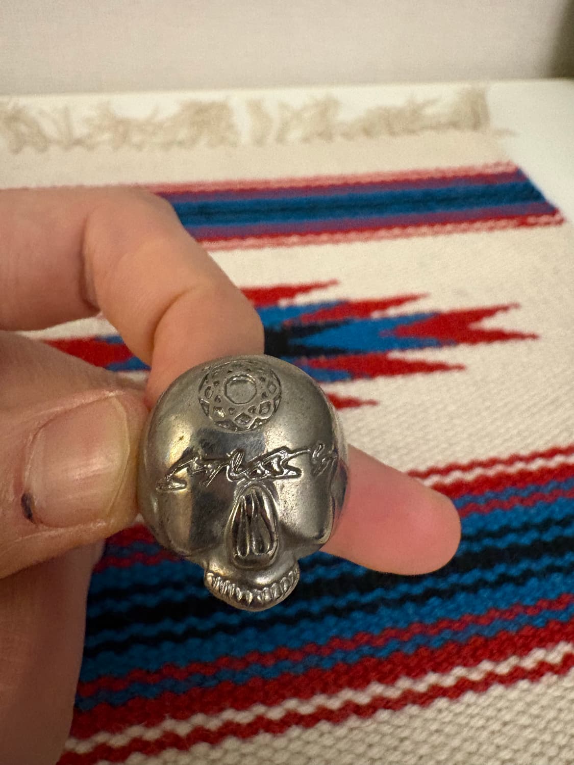 90s 스투시 스컬반지 상품이미지2