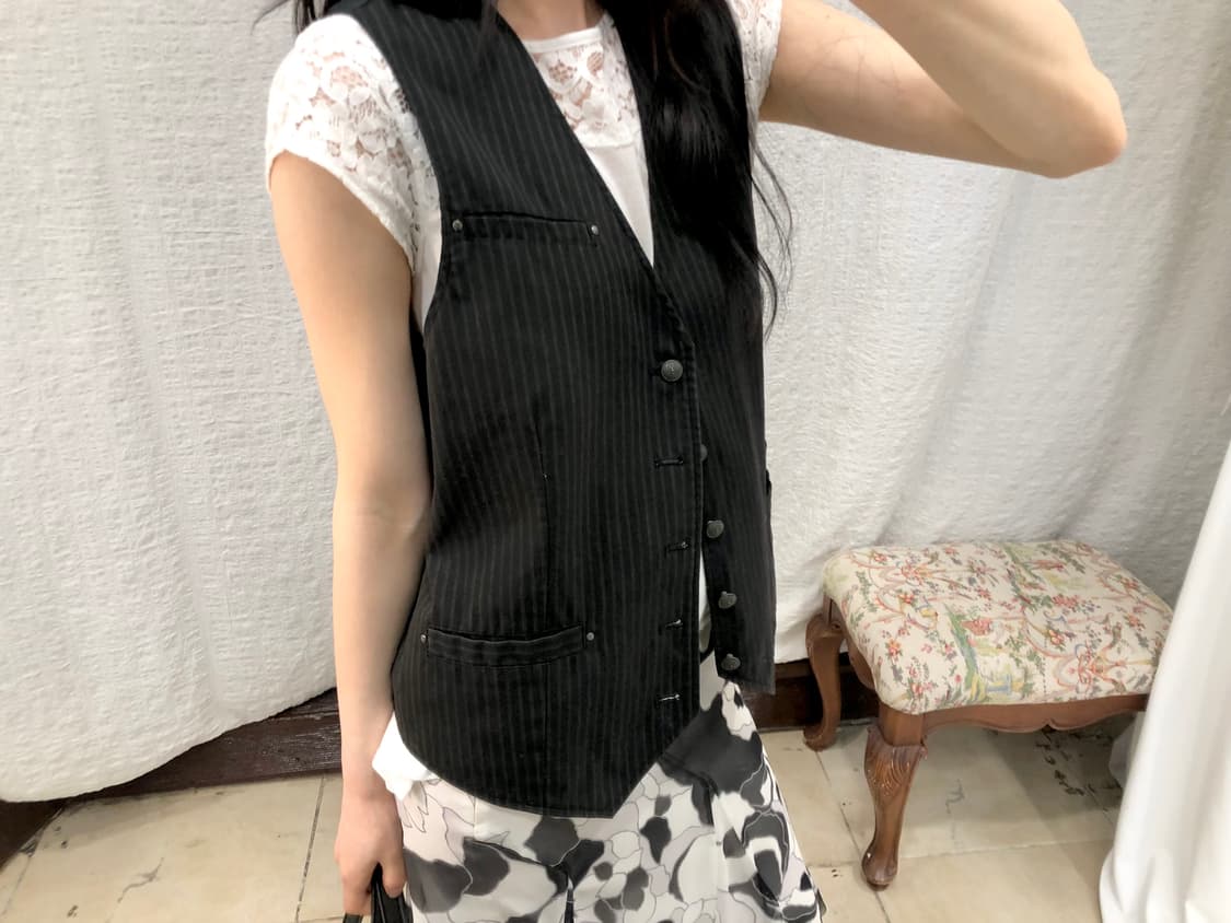 Chic stripe vest 상품이미지7