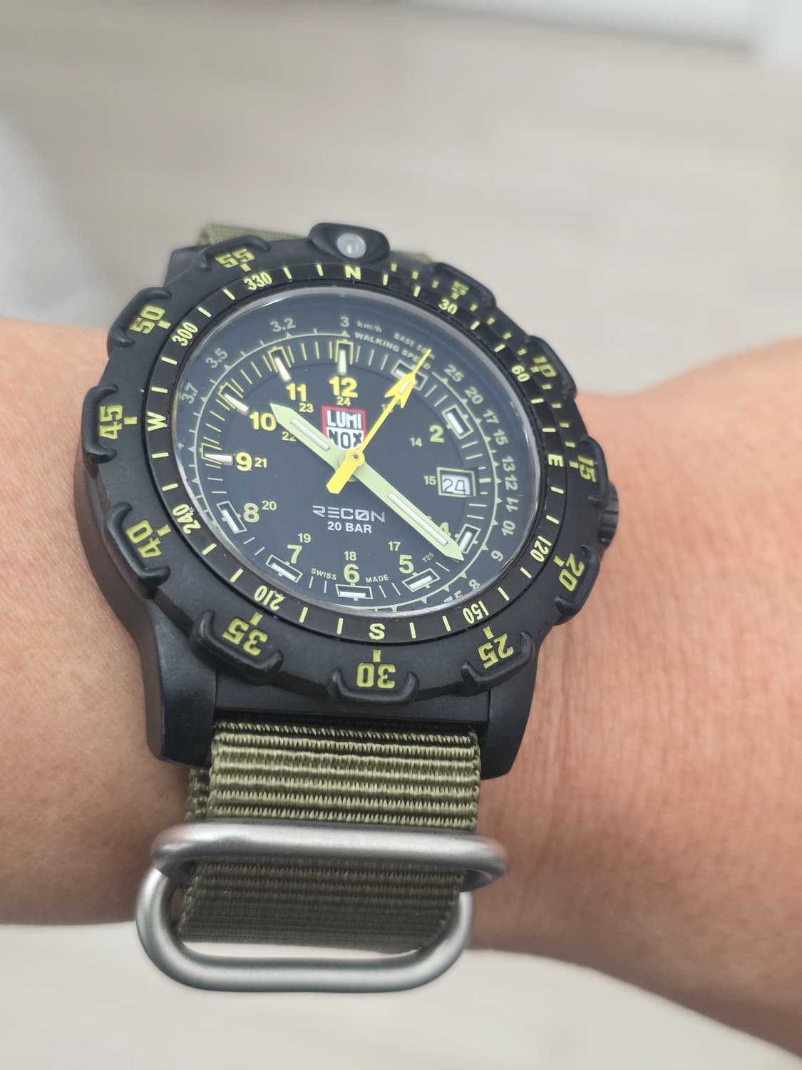 루미녹스 (LUMINOX) 리콘 포인트맨 XL88OO시리즈 스위스 쿼츠시 상품이미지4