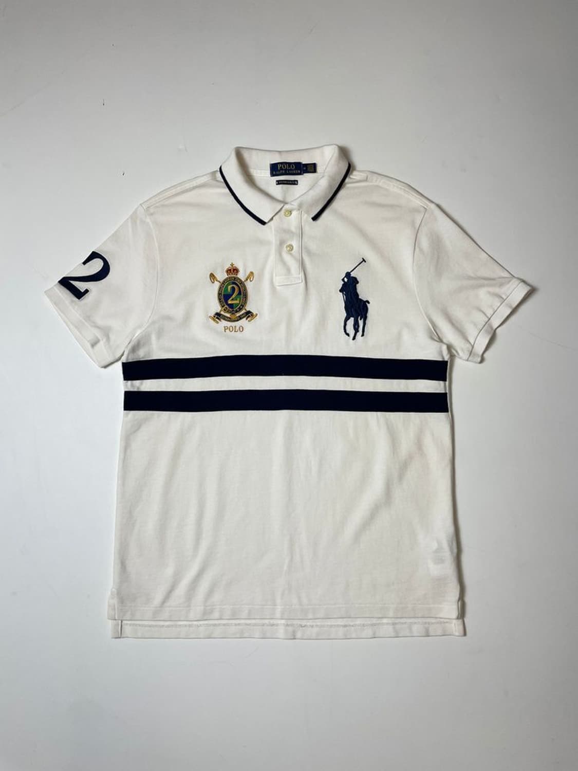 폴로 랄프로렌 빅포니 넘버2 카라 반팔 티셔츠 PN9637 상품이미지1