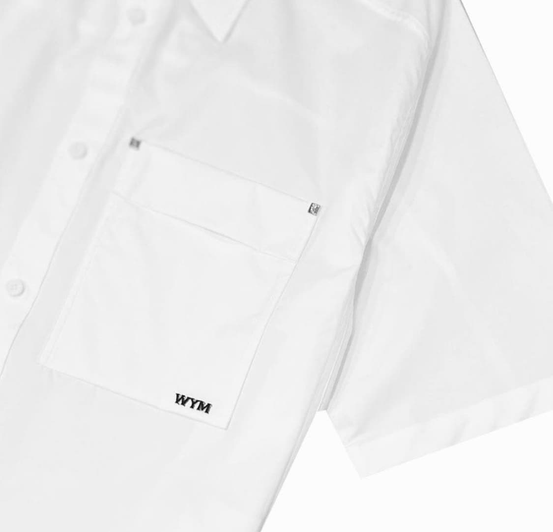 [상태좋음] 우영미 백로고 숏슬리브 셔츠 48(100) 상품이미지2