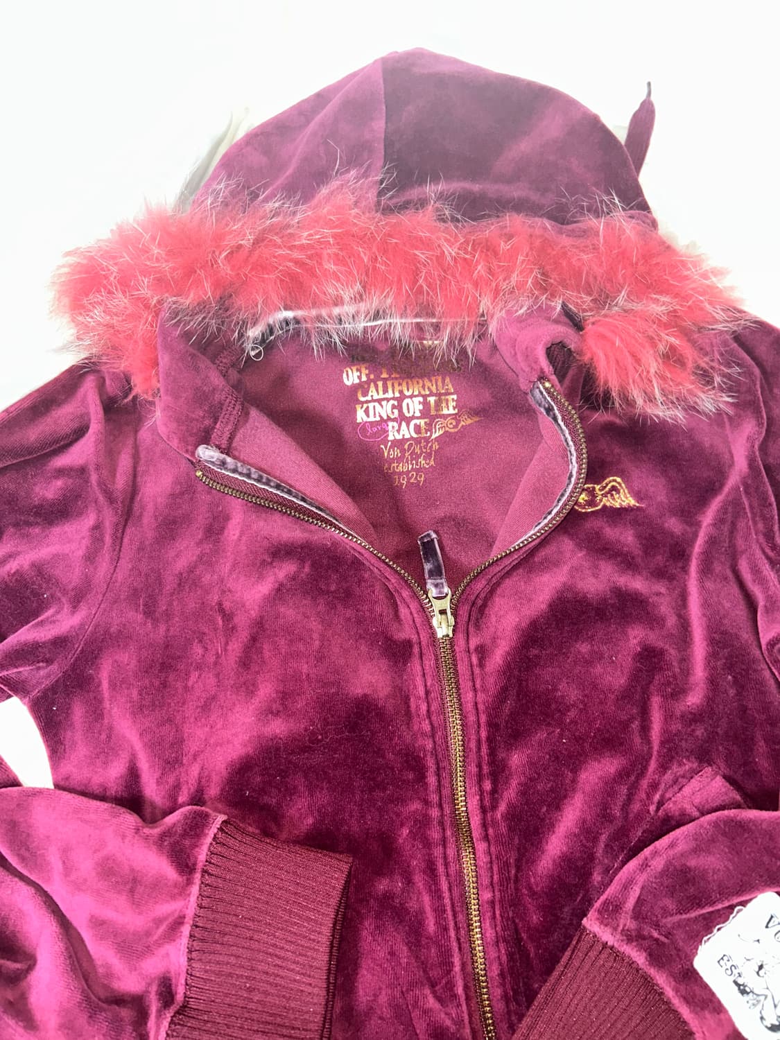 본더치 벨벳 퍼 후드집업 상품이미지2