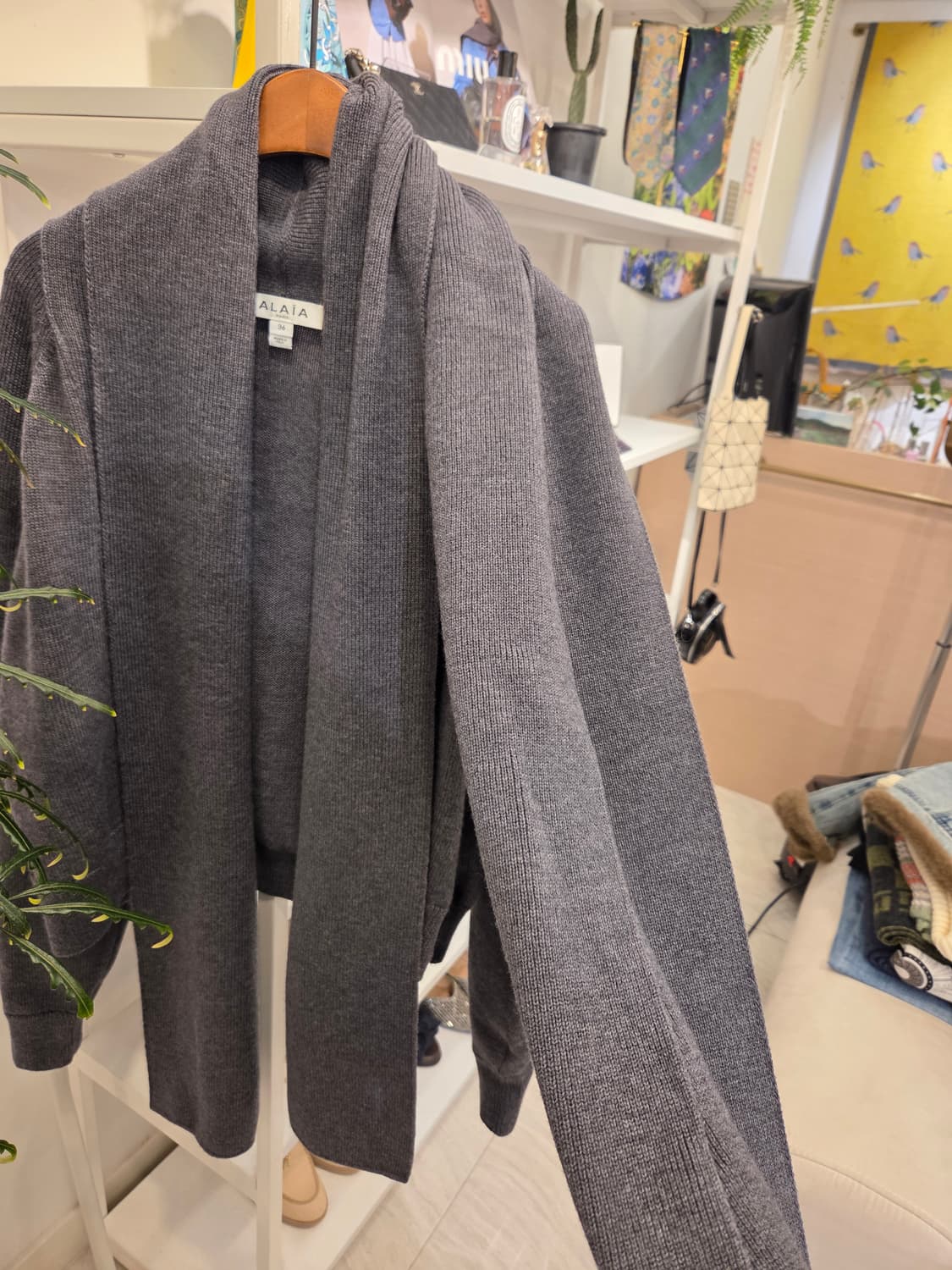 ALAIA 알라이아 머플러 가디건 상품이미지6