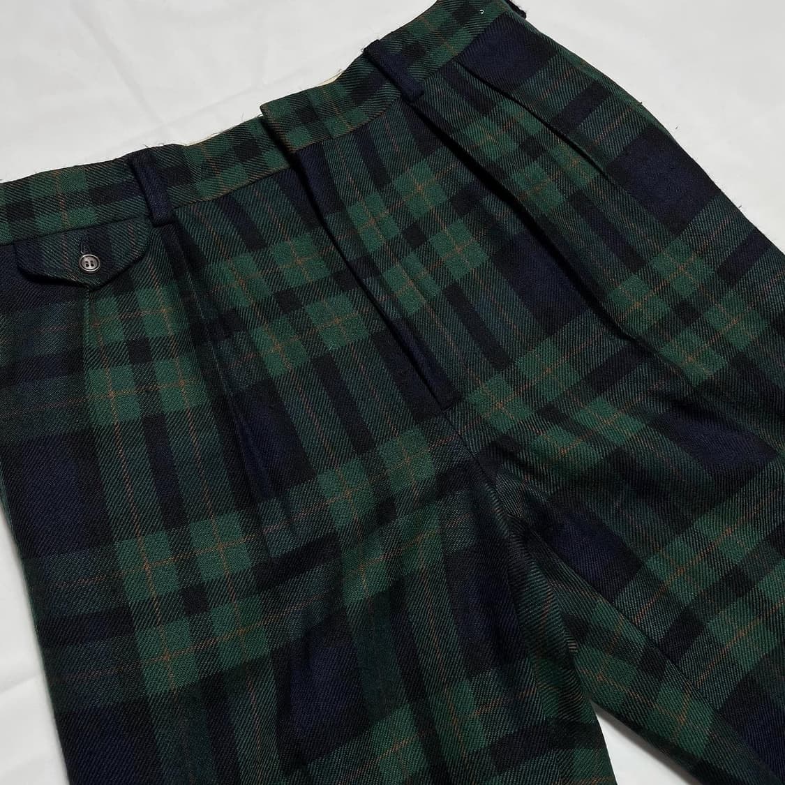 폴로 90’s 블랙와치 울 팬츠 상품이미지3