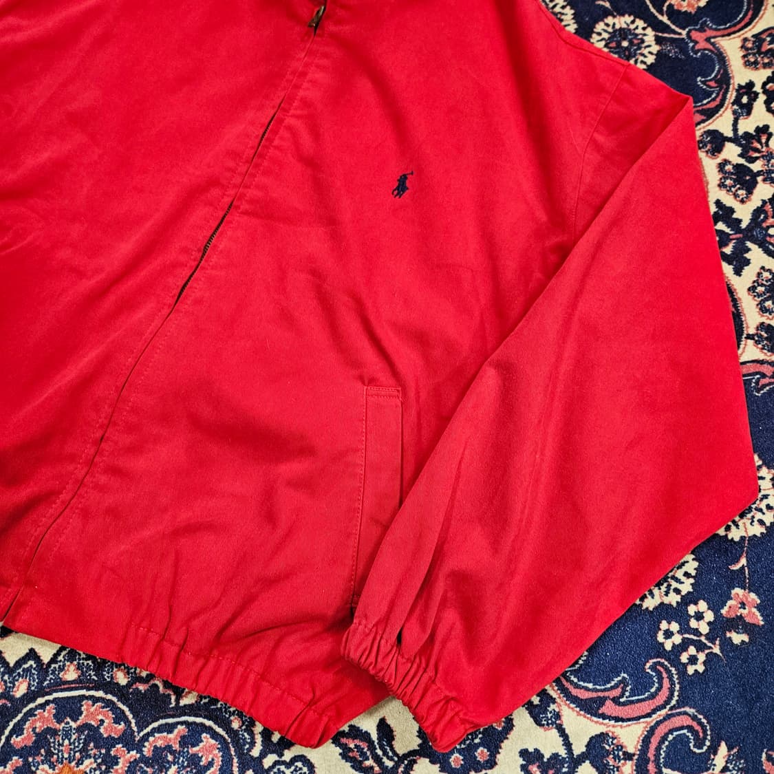 폴로랄프로렌 90's 스윙탑 시그니쳐 포니 블루종자켓 상품이미지5