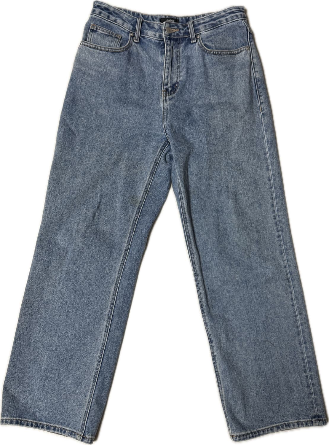 무신사 스탠다드 데님 3개 와이드 / 스트레이트 허리 30-31 상품이미지2