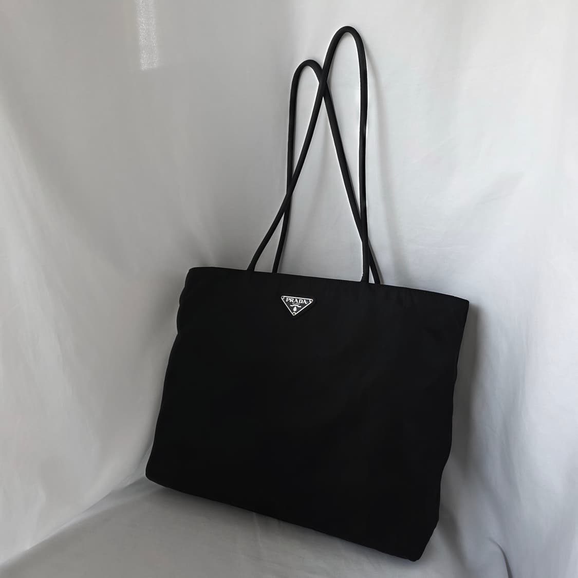 [정품 PRADA] 프라다 긴줄 나일론 쇼퍼백 숄더백 상품이미지3