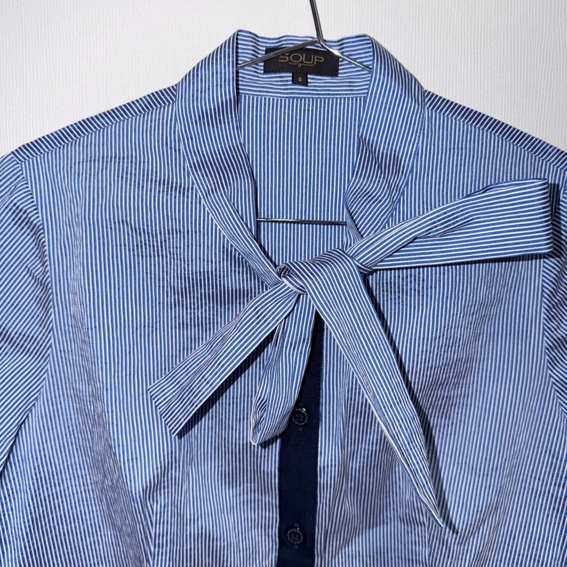 Stripe geek blue top 상품이미지3