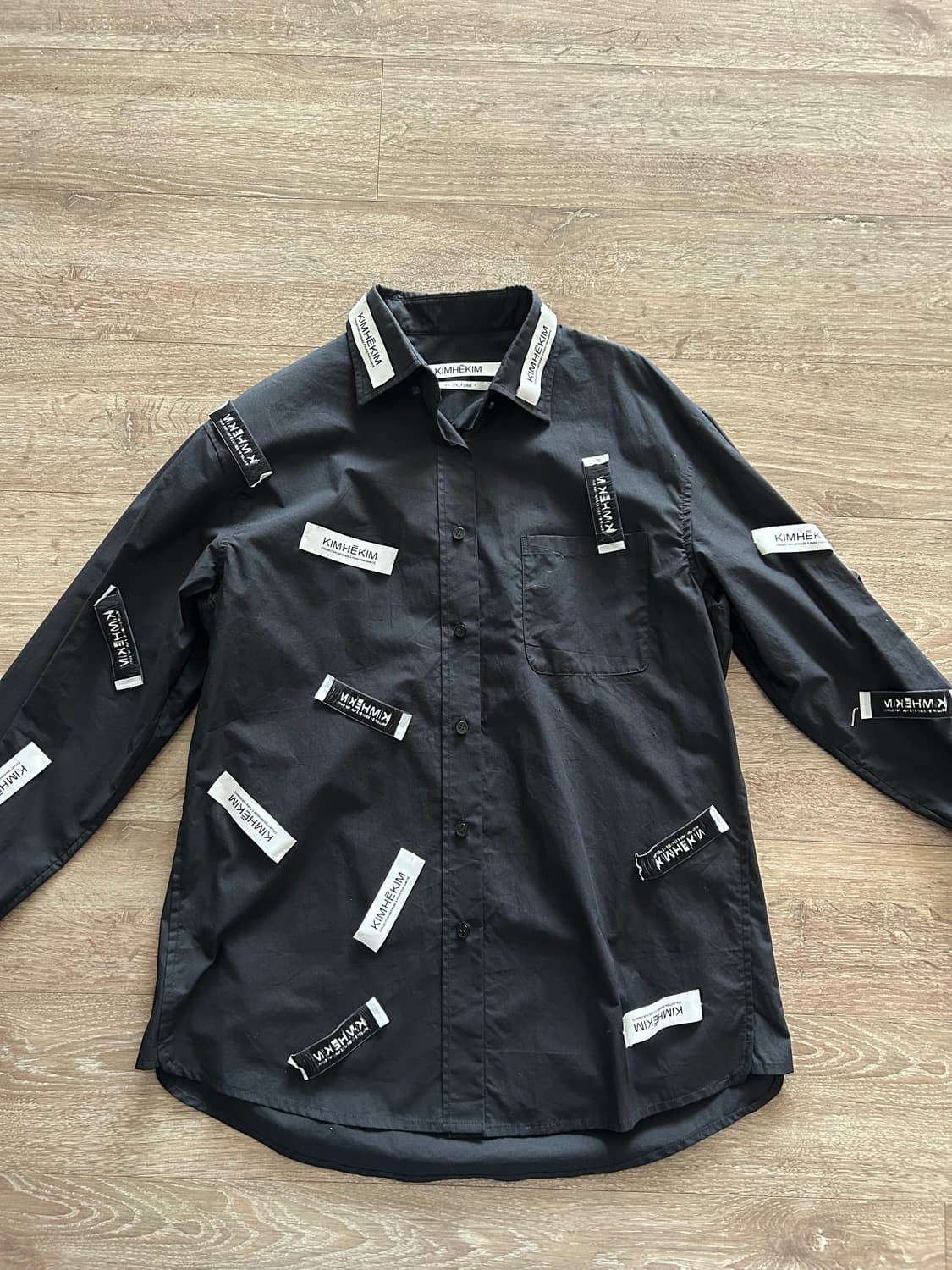 김해김 my uniform label shirt 상품이미지2