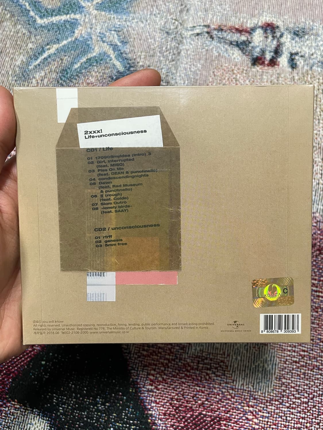 2xxx! - Life+Unconsciousness CD 미개봉 상품이미지2