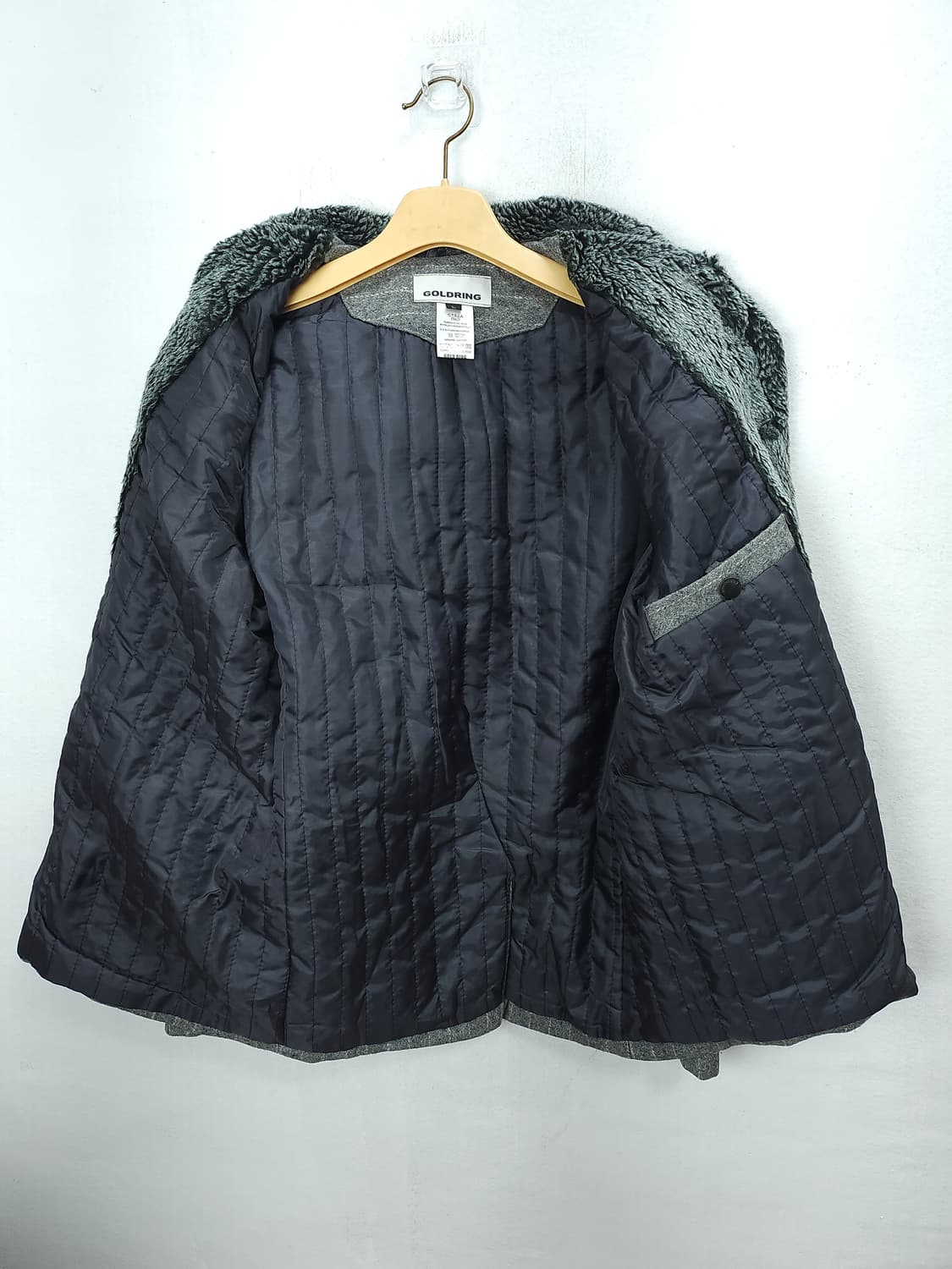 골드링 남성 스트라이프 자켓 100 L 상품이미지7