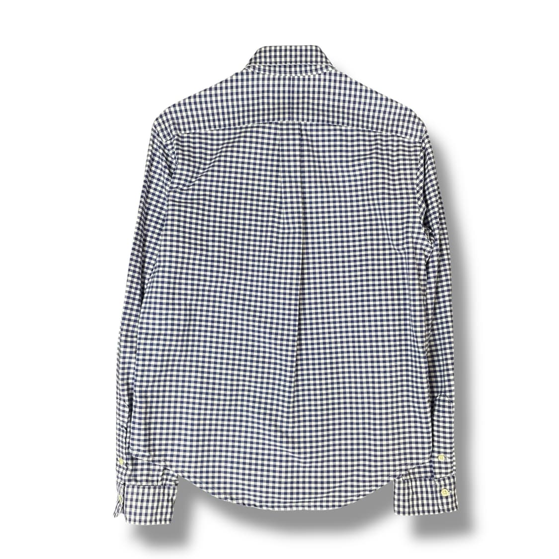 폴로랄프로렌 네이비 블루 체크 긴팔 버튼다운 셔츠 S 상품이미지2
