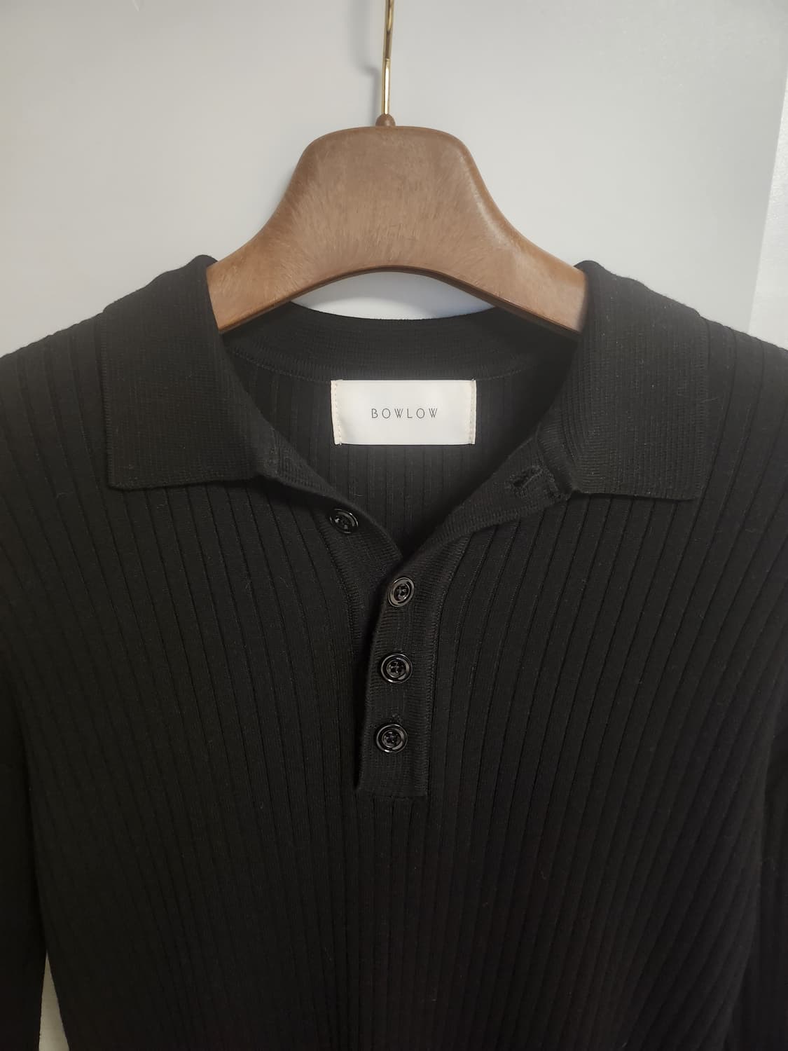 바우로 메이드 골지니트 슬림 카라티 L  상품이미지2