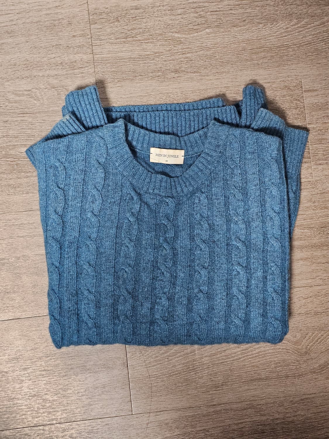 맨인정글 케이블 니트 M 상품이미지1