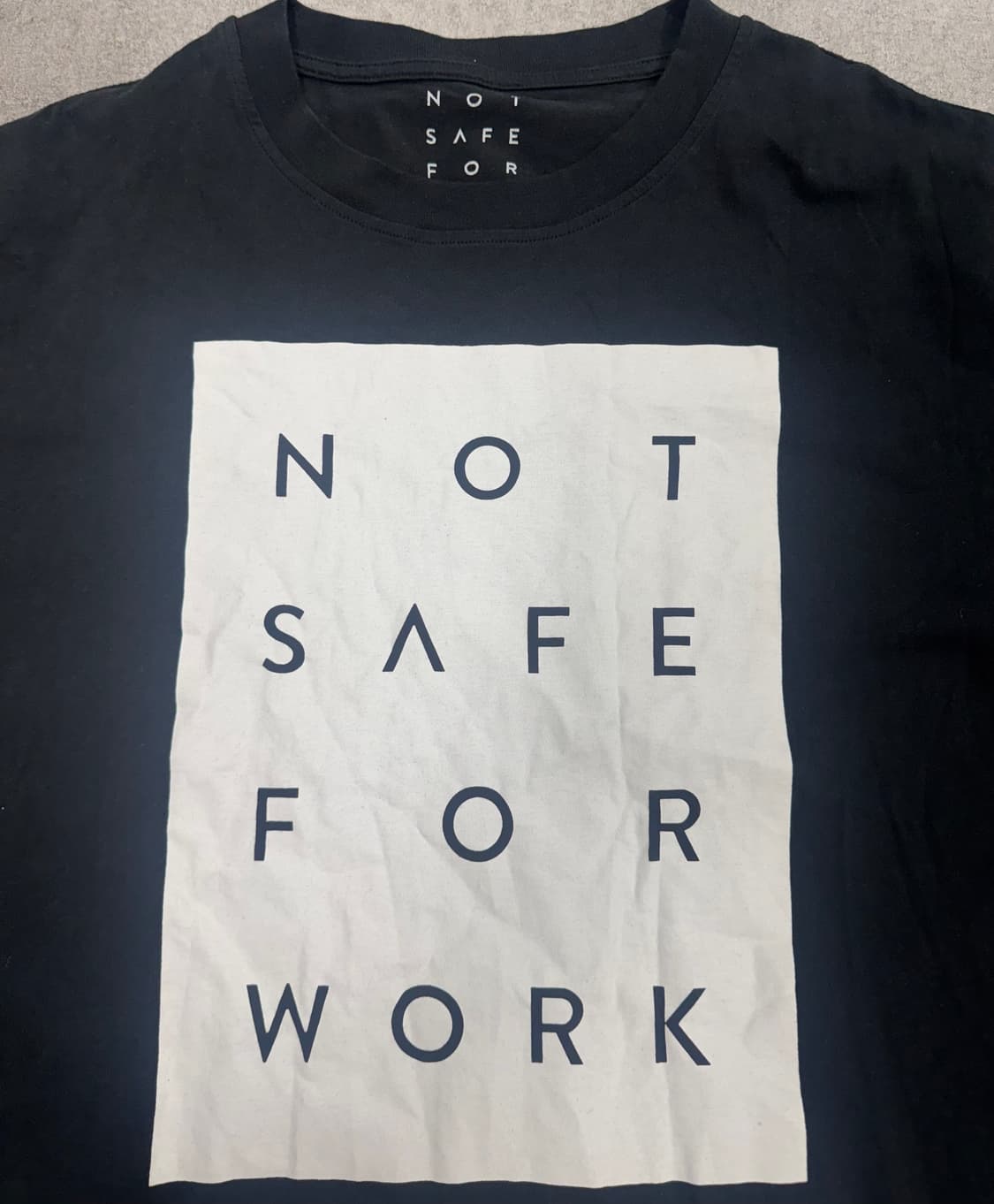 Not for Safe Work 티셔츠 XL 상품이미지2