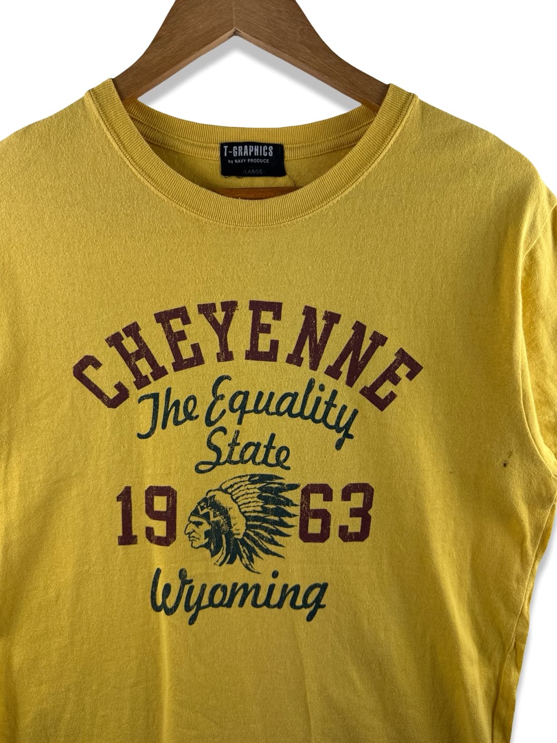 JPN 인디언 옐로우 반팔 티셔츠2472 상품이미지3