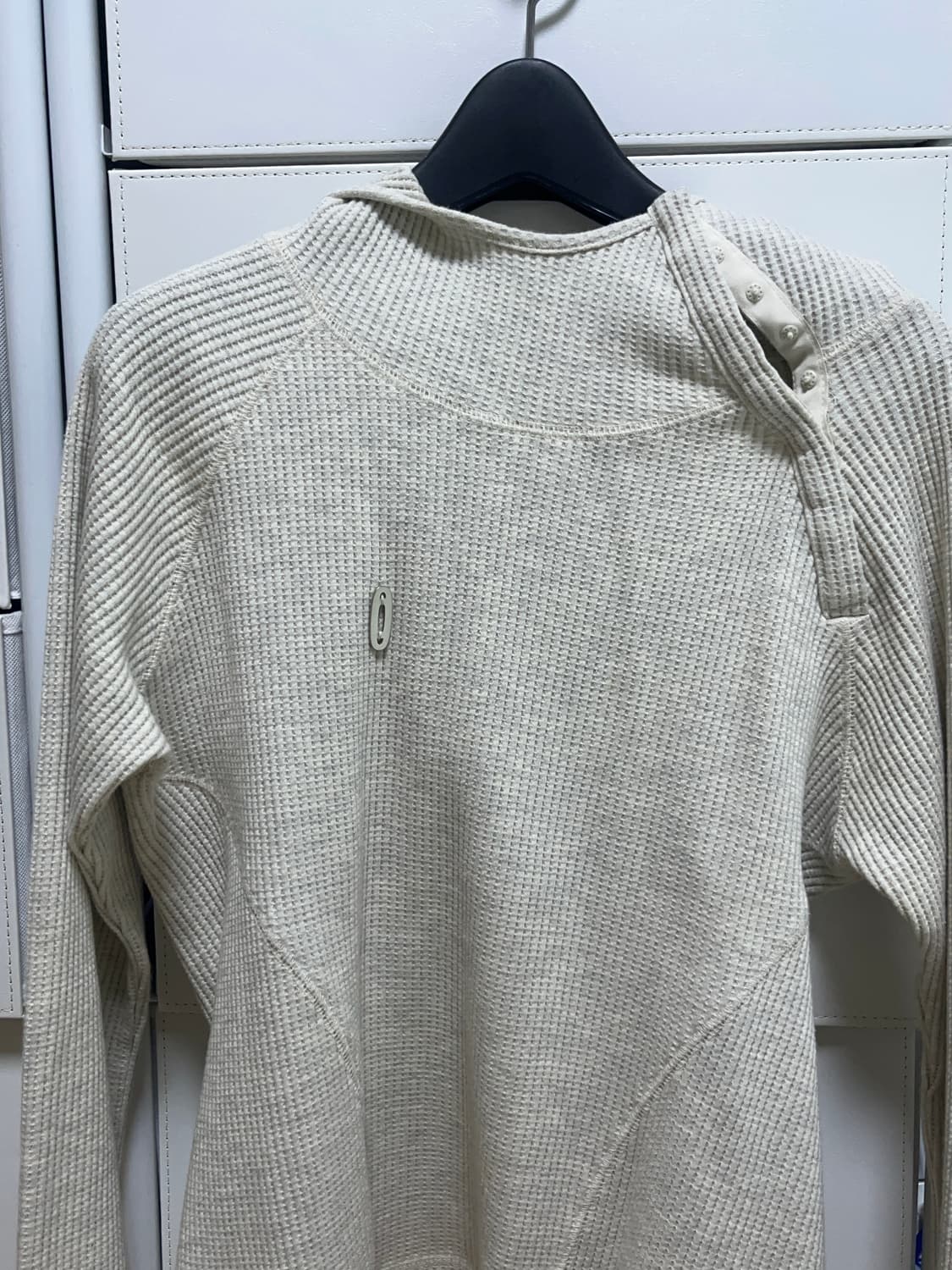 [무료배송] 할로미늄 슬림 와플 후디 오트밀 24가을버전 상품이미지3