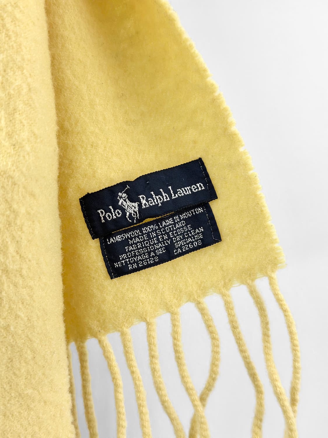 90s 폴로 랄프로렌 램스울 머플러 상품이미지6